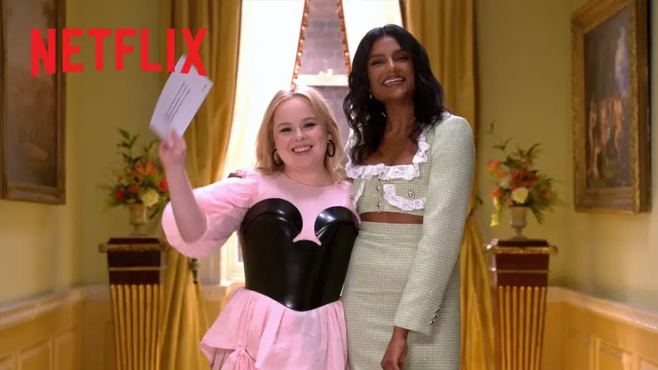 Видео к сериалу Bridgerton — Simone Ashley Passes the Torch to Nicola Coughlan