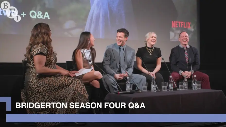 Видео к сериалу Bridgerton — Bridgerton stars Yerin Ha and Luke Thomson talk about season 4 | BFI Q&A