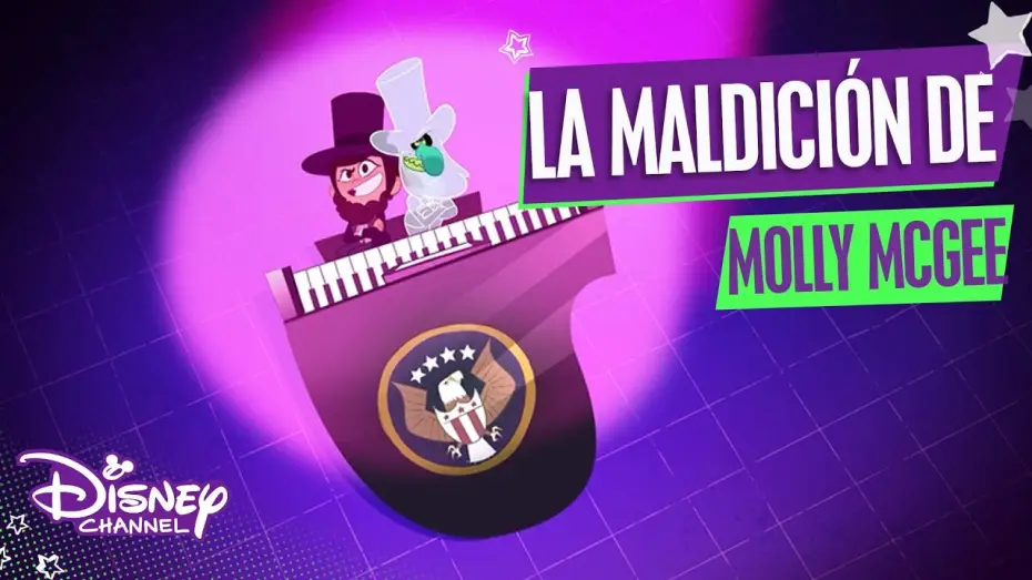 Video for the series The Ghost and Molly McGee — La Maldición de Molly McGee: Abraham Lincoln | Disney Channel Oficial