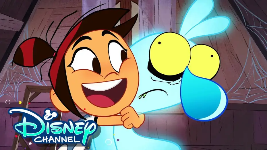 Video for the series The Ghost and Molly McGee — Scratch and Molly McGee Meet | The Ghost and Molly McGee | Comic-Con 2021 | Disney Channel Animation