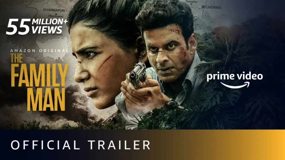 Video for the series The Family Man — The Family Man Season 2 - Official Trailer 4K | Raj & DK | Manoj Bajpayee, Samantha |Amazon Original