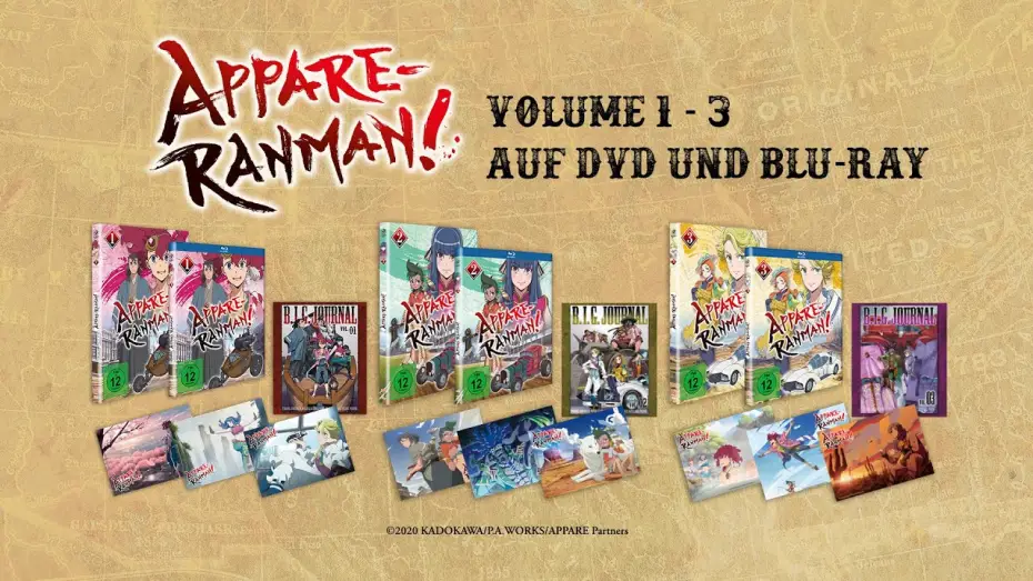 Video for the series Appare-Ranman! — Appare-Ranman! - Volume 1-3 - Trailer [HD] Deutsch / German