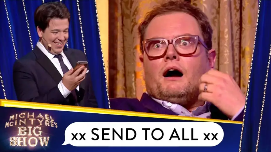 Видео к сериалу Michael McIntyre's Big Show — Alan Carr's Ridiculous Dog Marriage Send To All Message | Michael McIntyre's Big Show