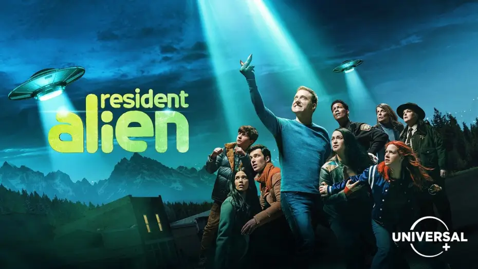 Video for the series Resident Alien — Prêts pour une petite visite privée ? 😉Resident Alien | Saisons 1 à 3 | À la demande sur Universal+.