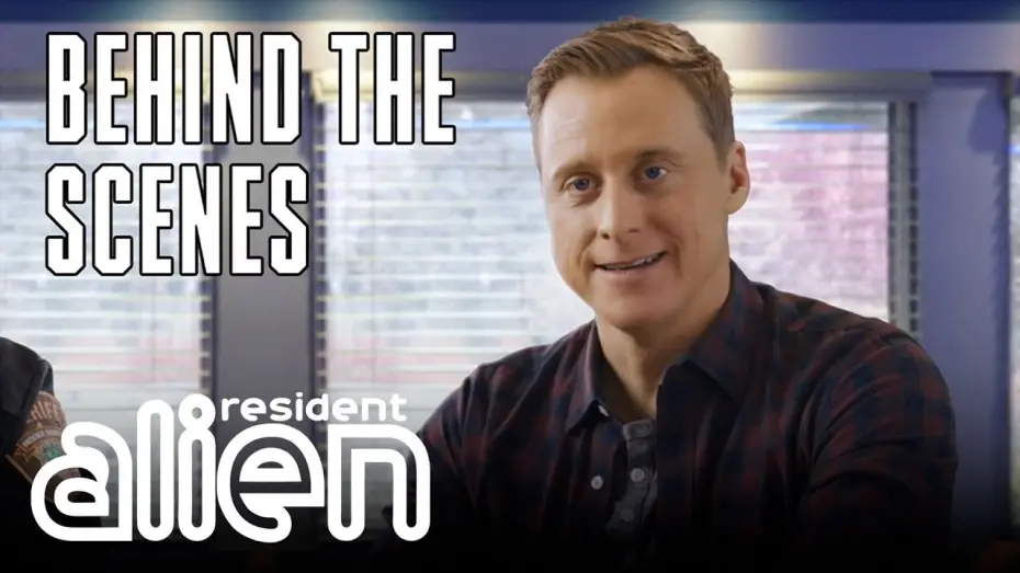 Video for the series Resident Alien — Resident Alien | Behind The Scenes: Partying With Aliens