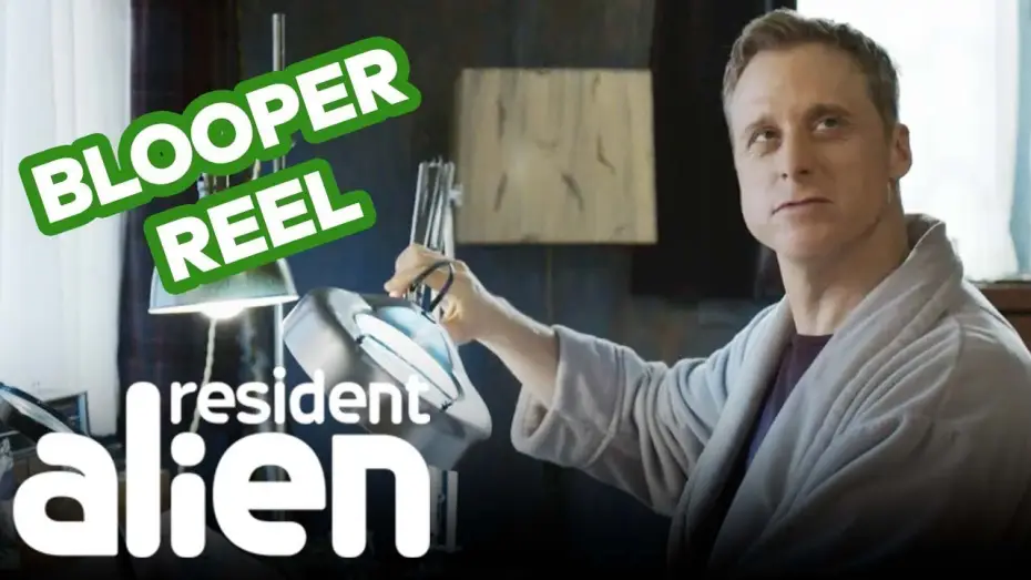 Video for the series Resident Alien — Alan Tudyk and Cast's Hilarious Blooper Reel | Resident Alien | SYFY