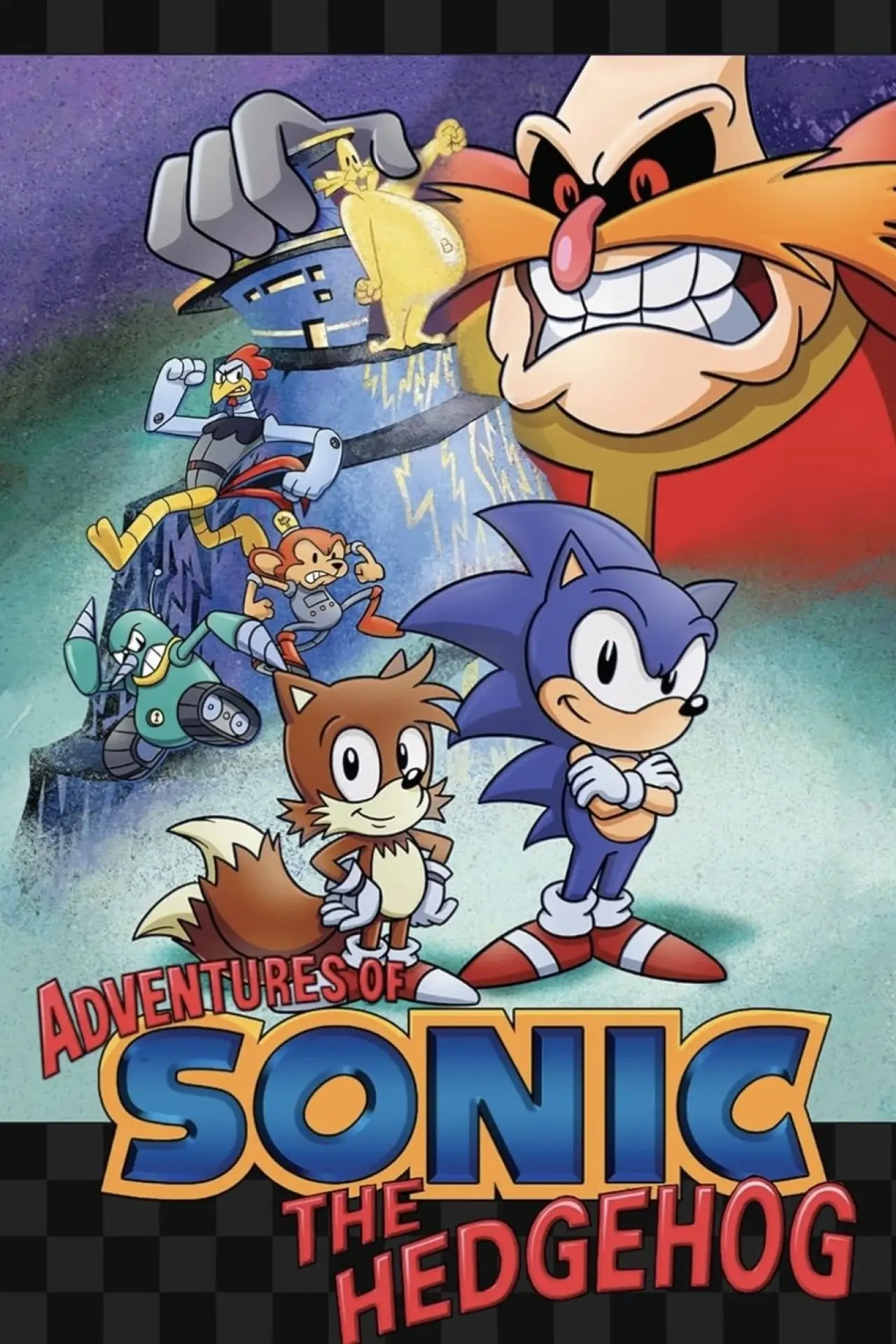 Series poster "Adventures of Sonic the Hedgehog"