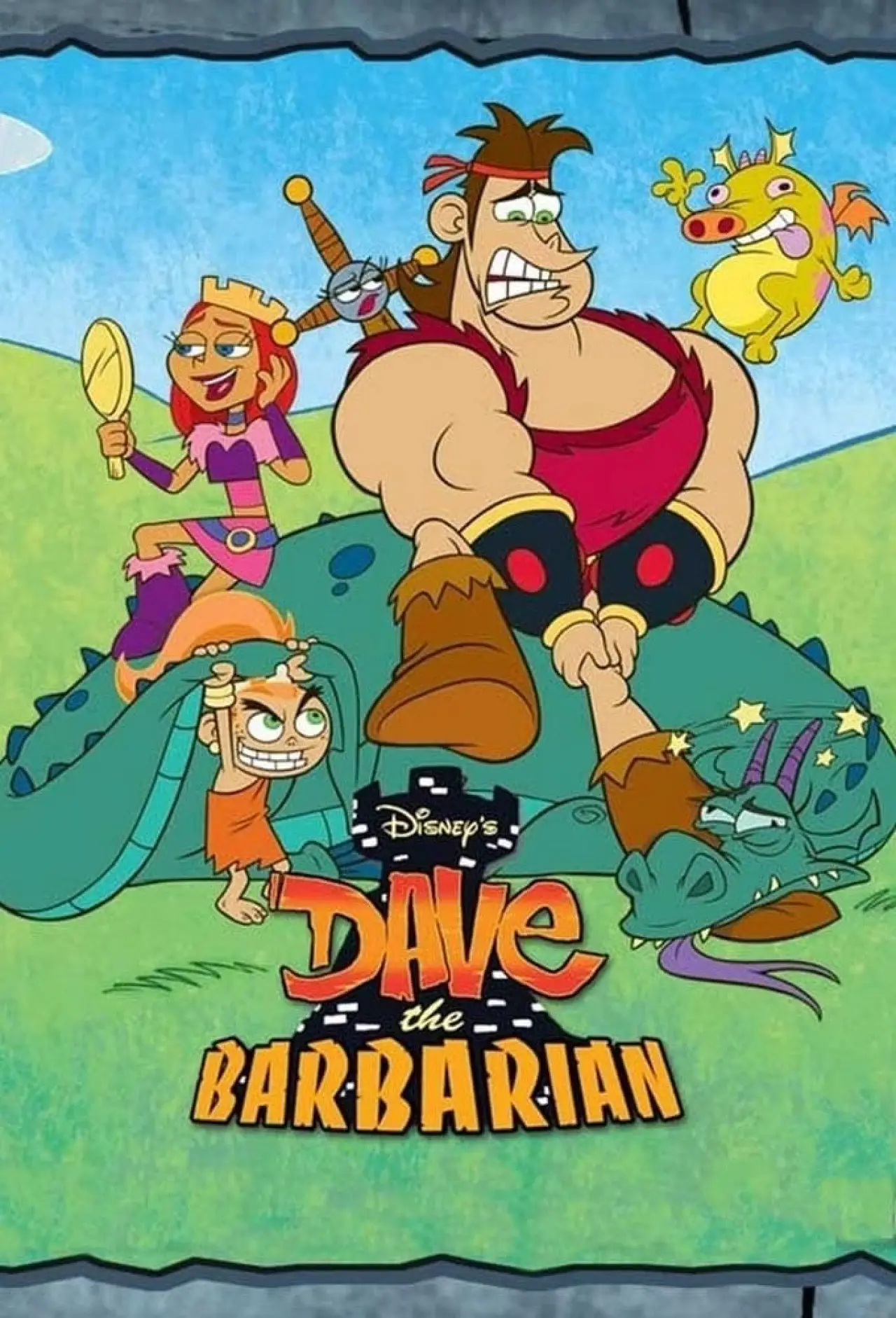 Series poster "Dave the Barbarian"