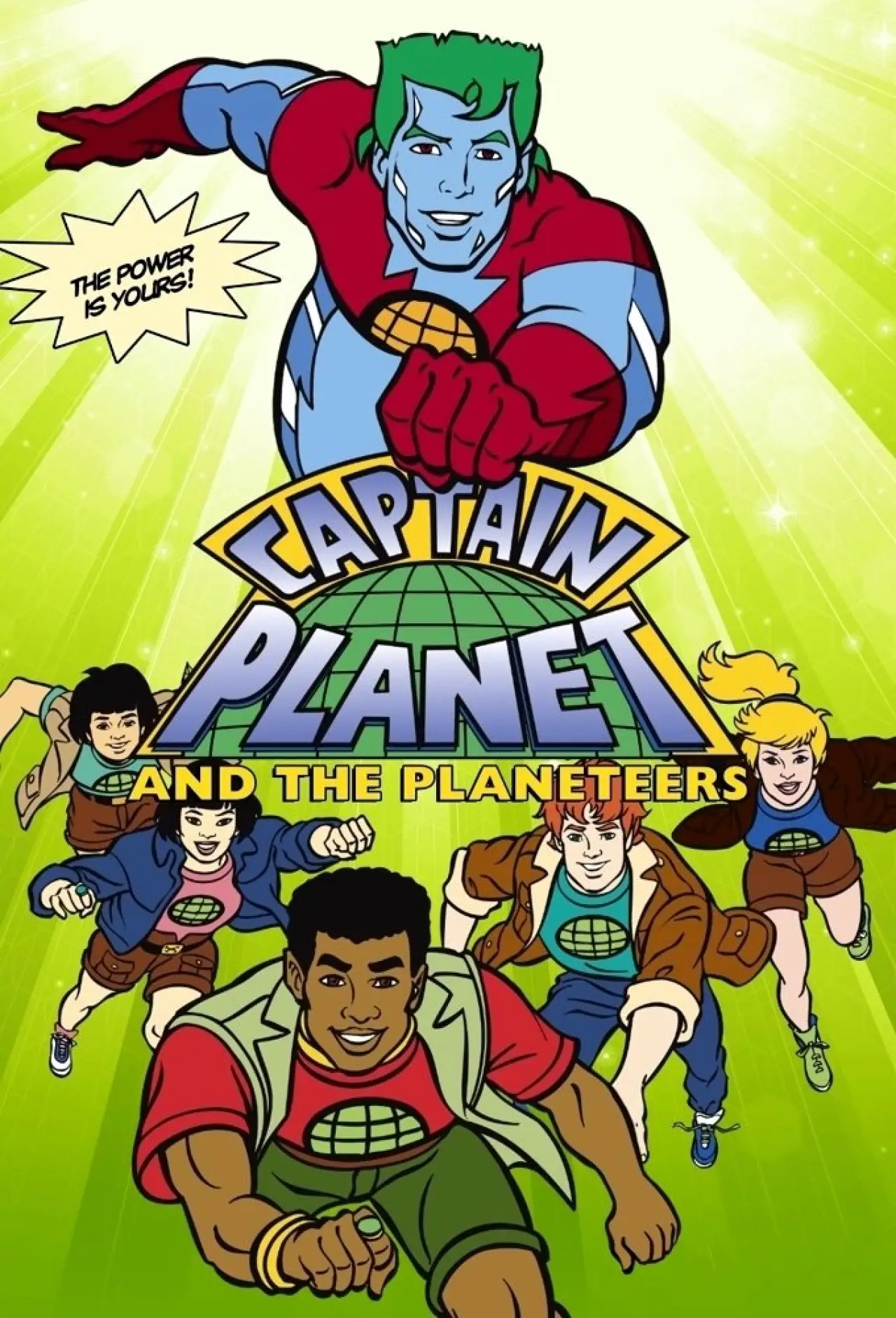 Series poster "Captain Planet and the Planeteers"