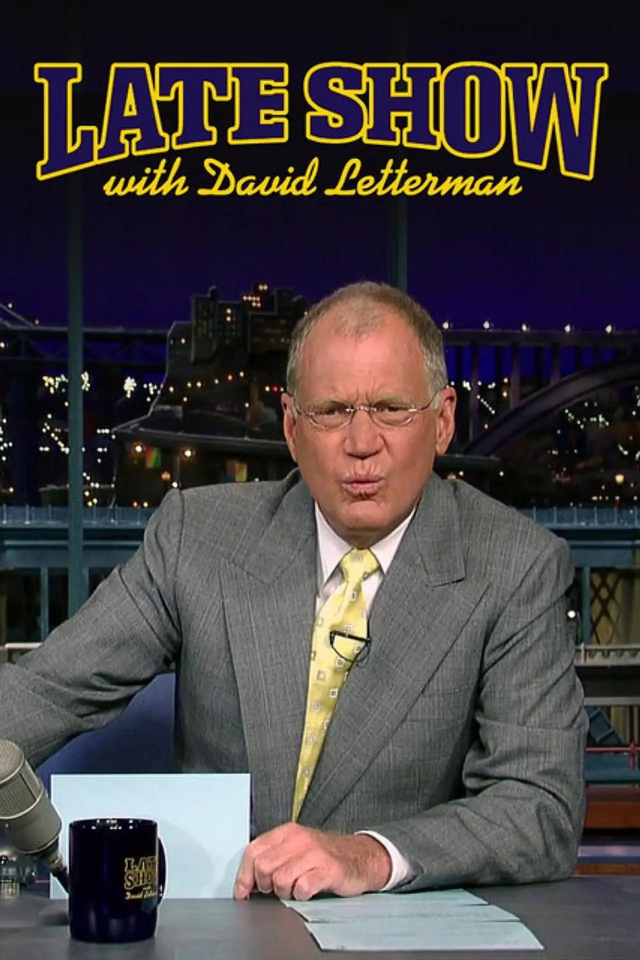 Постер к сериалу "Late Show with David Letterman"