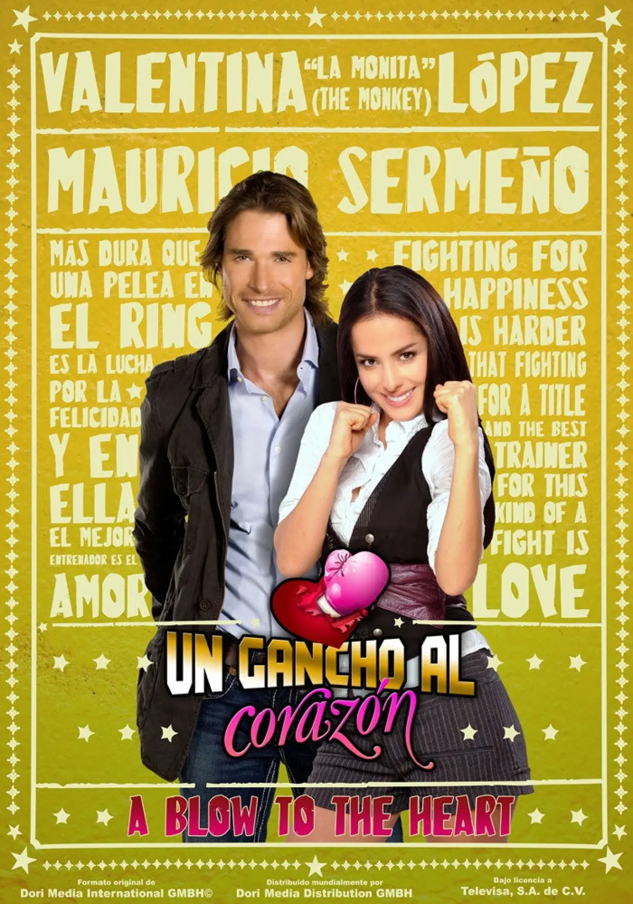 Series poster "Un gancho al corazón"