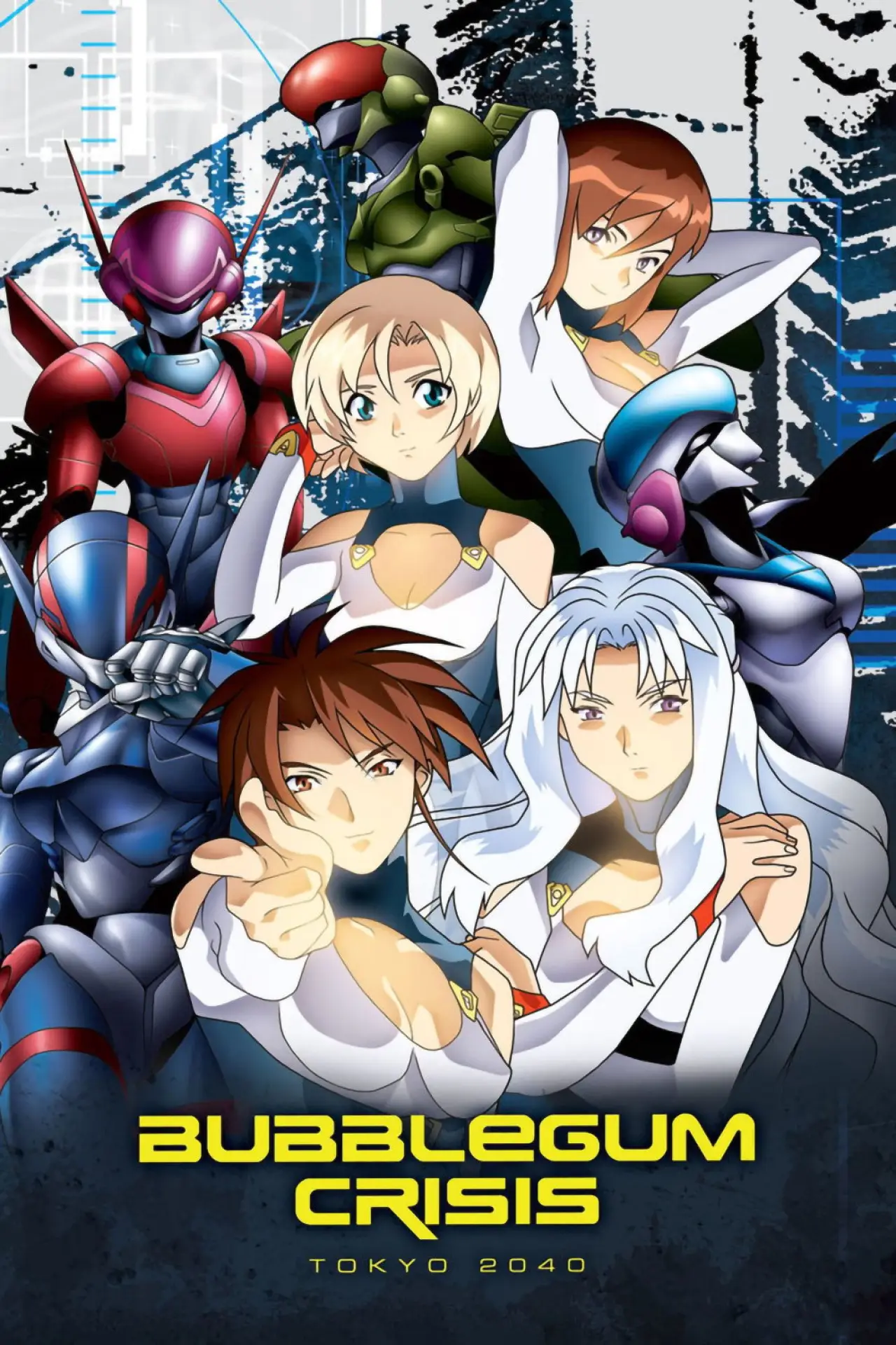 Series poster "Bubblegum Crisis Tokyo 2040"