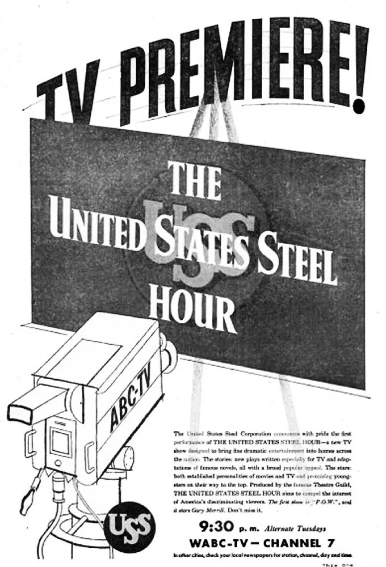 Постер к сериалу "The United States Steel Hour"