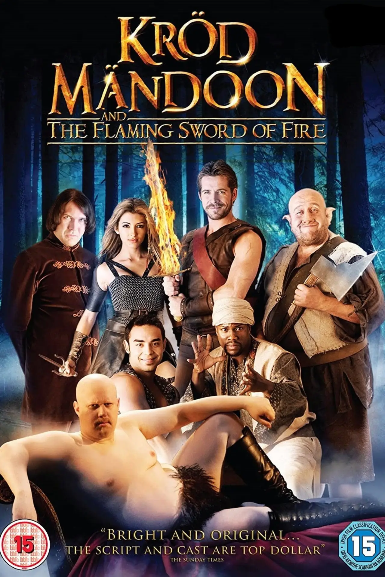 Series poster "Krod Mandoon and the Flaming Sword of Fire"
