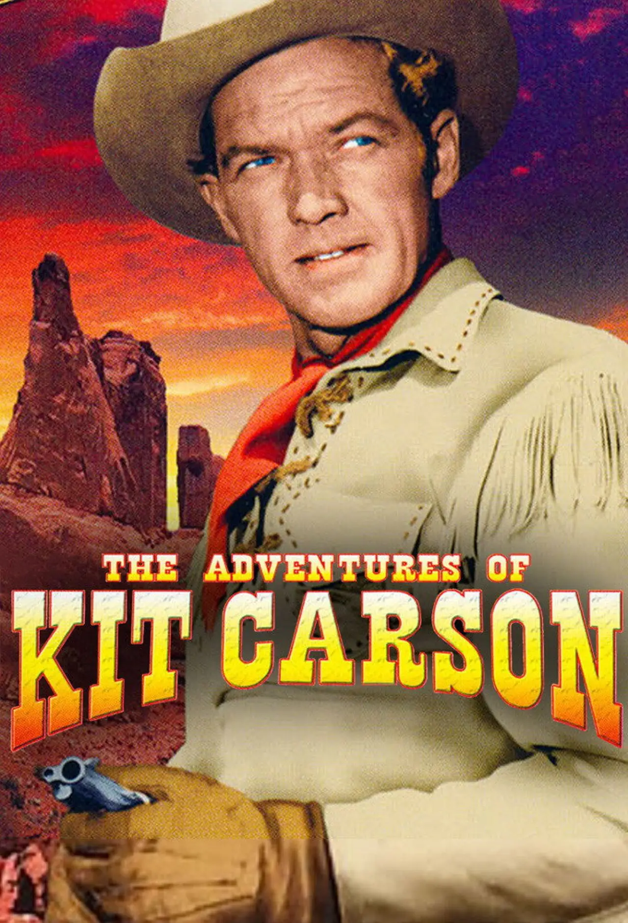 Series poster "The Adventures of Kit Carson"