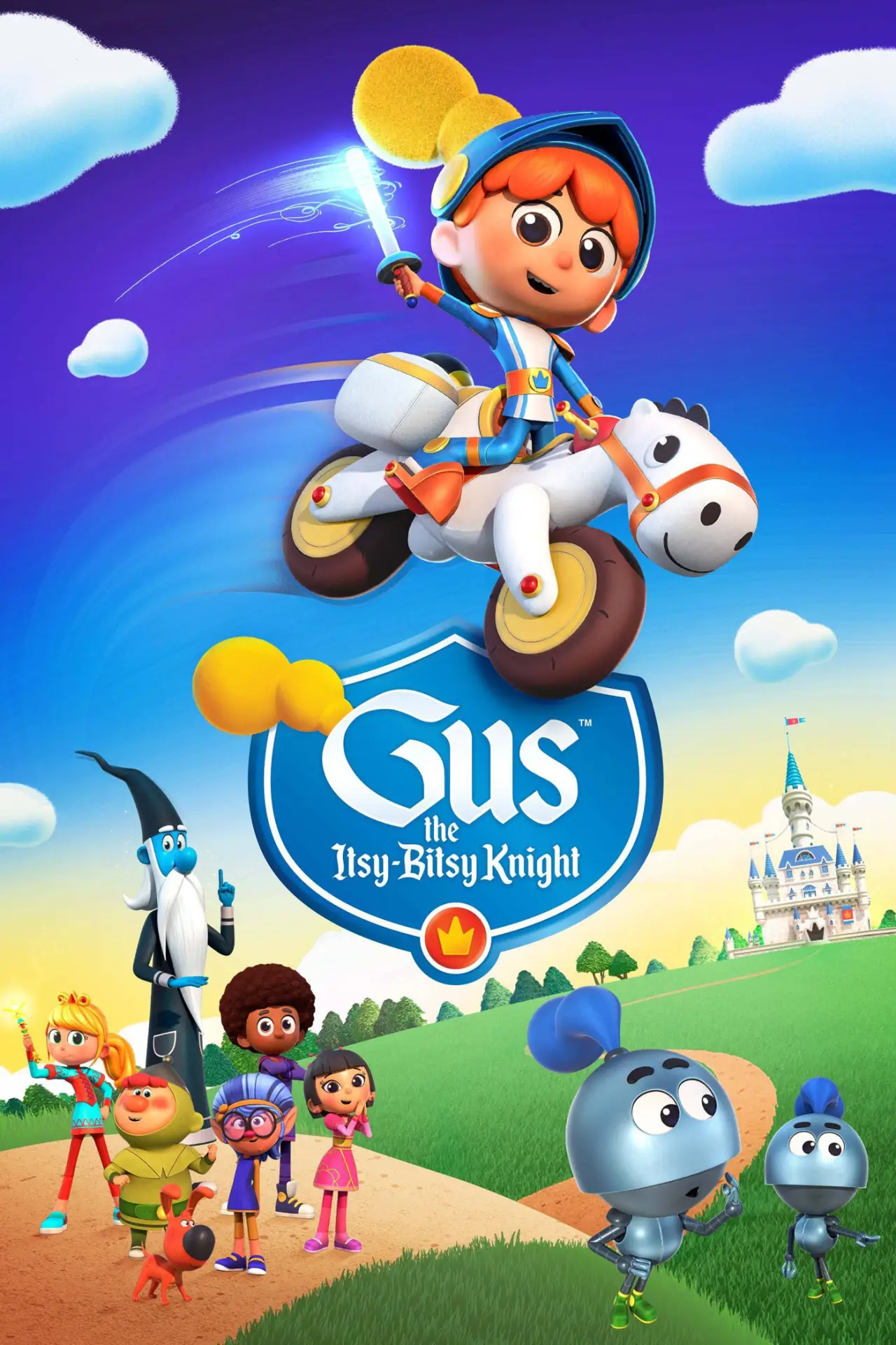 Series poster "Gus the Itsy-Bitsy Knight"