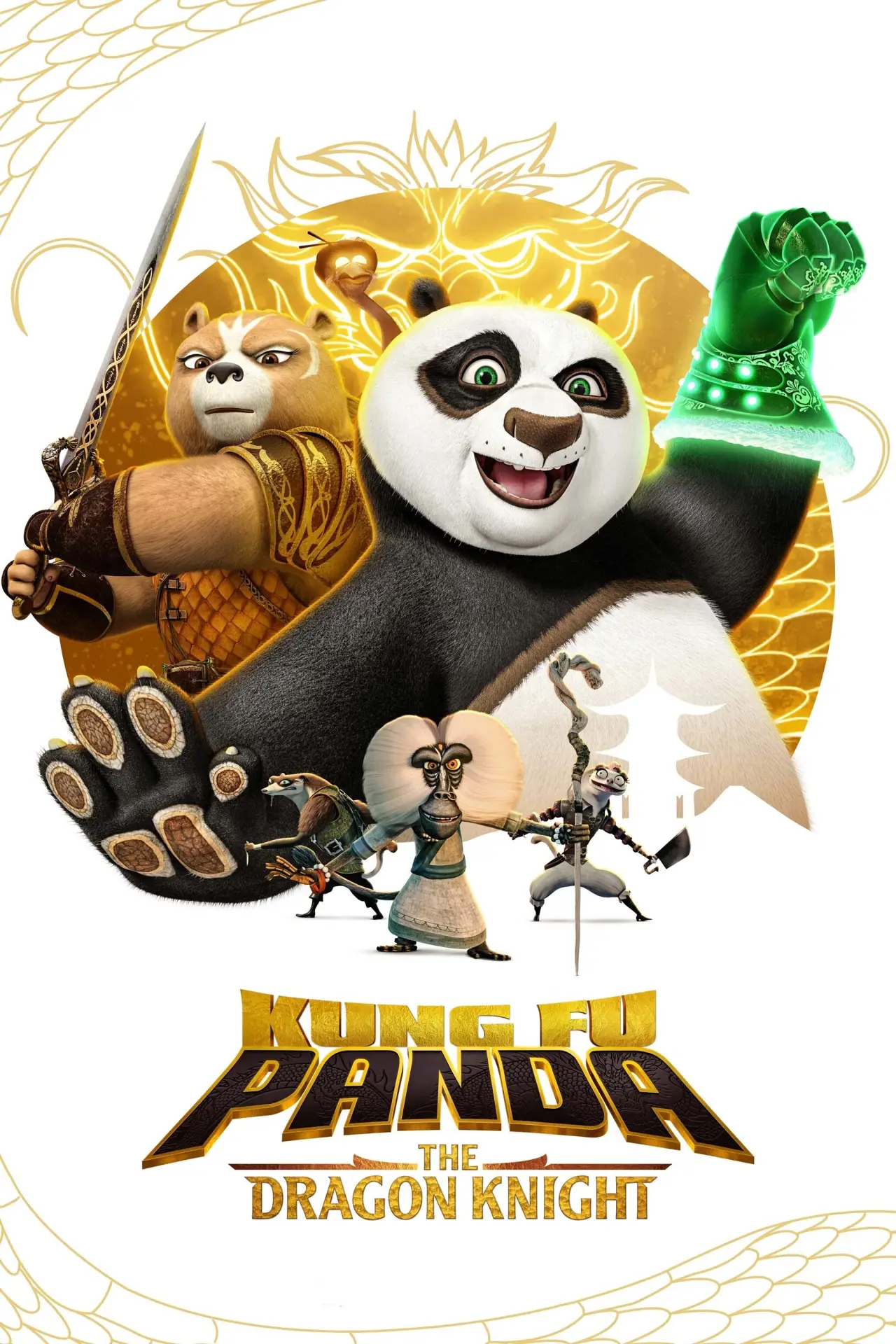 Series poster "Kung Fu Panda: The Dragon Knight"