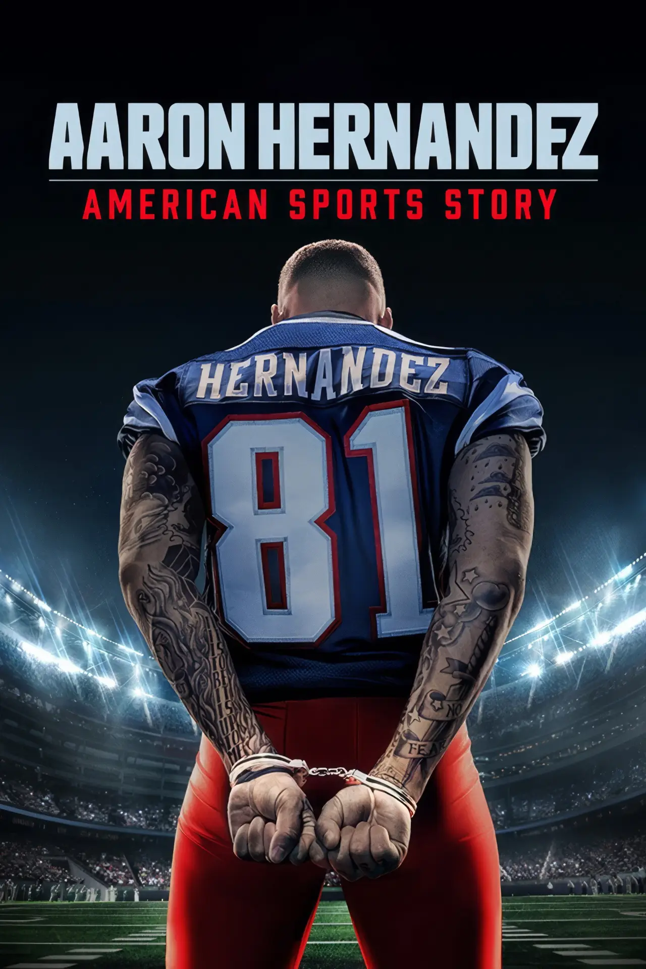 Series poster "American Sports Story: Aaron Hernandez"