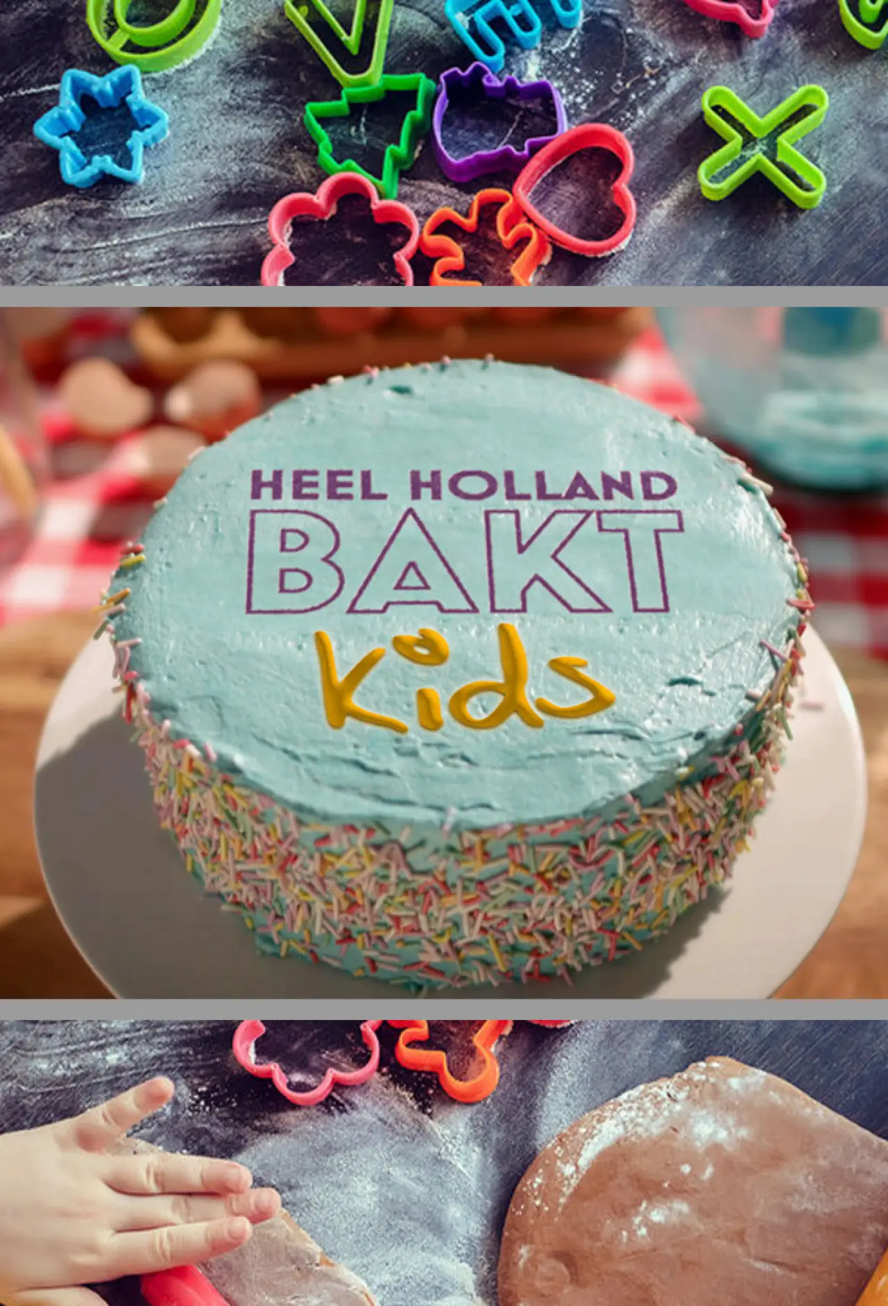 Series poster "Heel Holland Bakt Kids"
