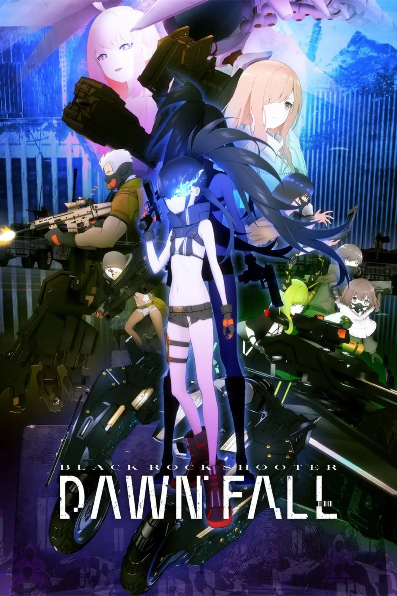 Series poster "Black Rock Shooter: Dawn Fall"