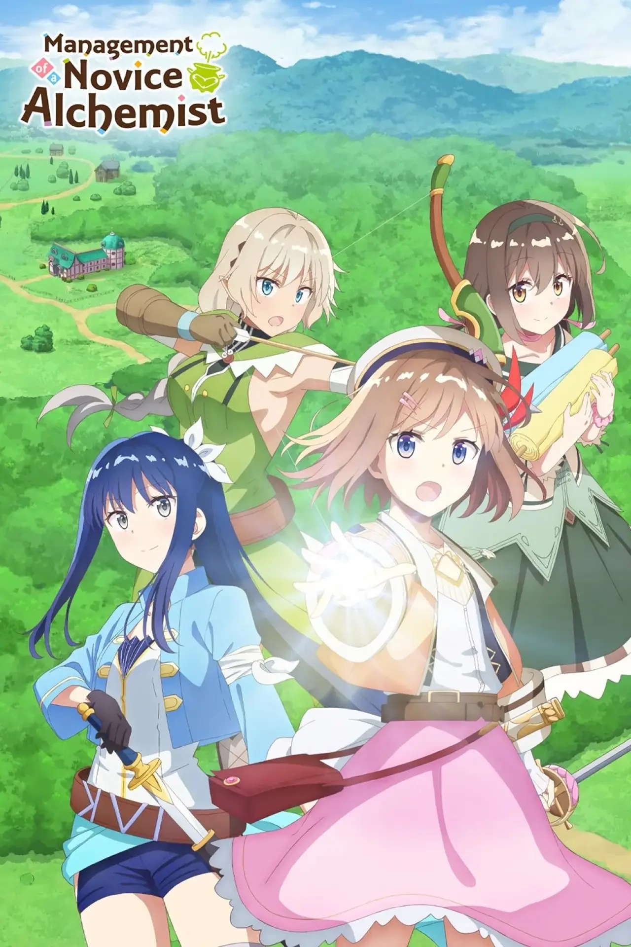 Series poster "Management of a Novice Alchemist"