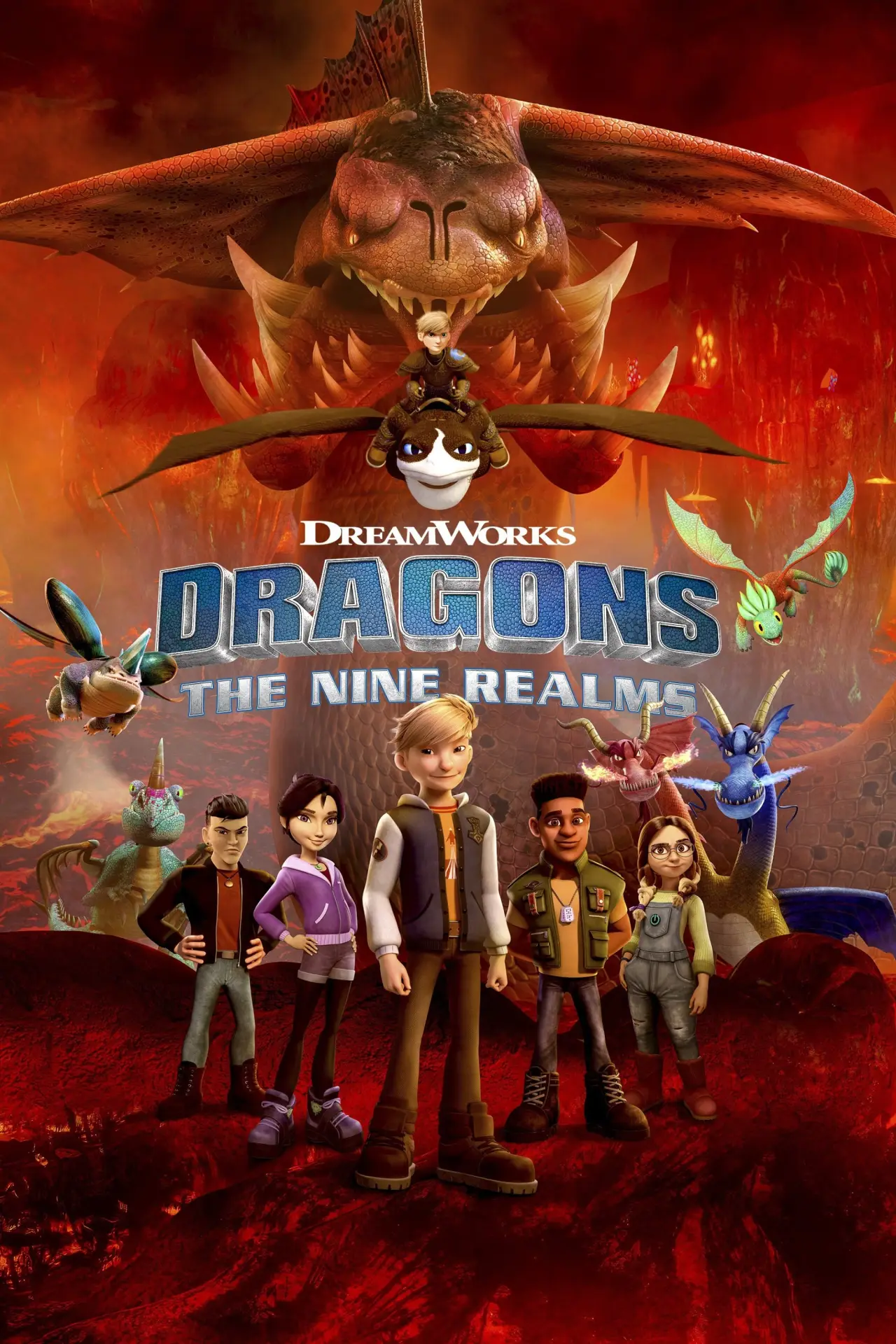 Series poster "Dragons: The Nine Realms"