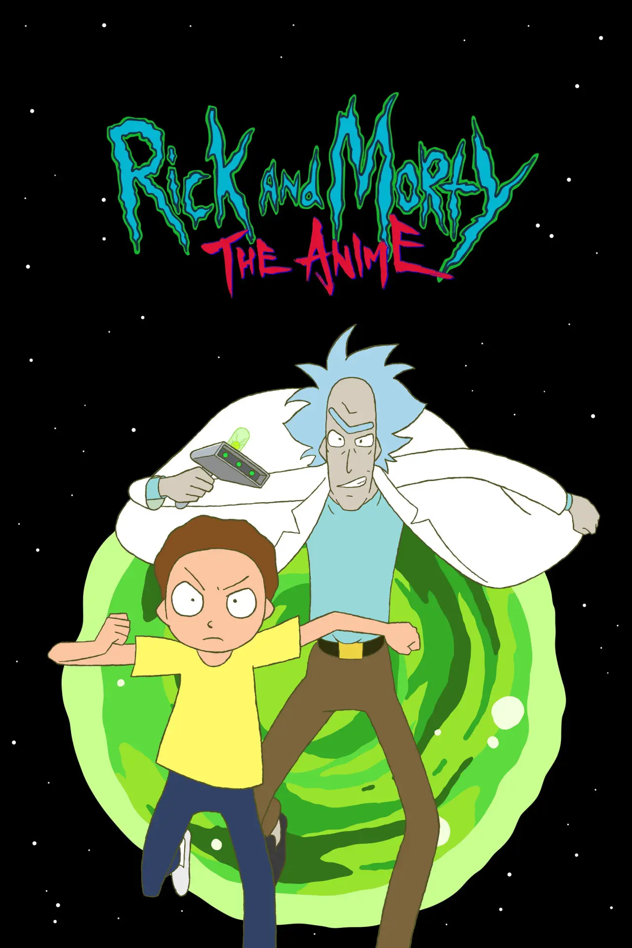 Series poster "Rick and Morty: The Anime"