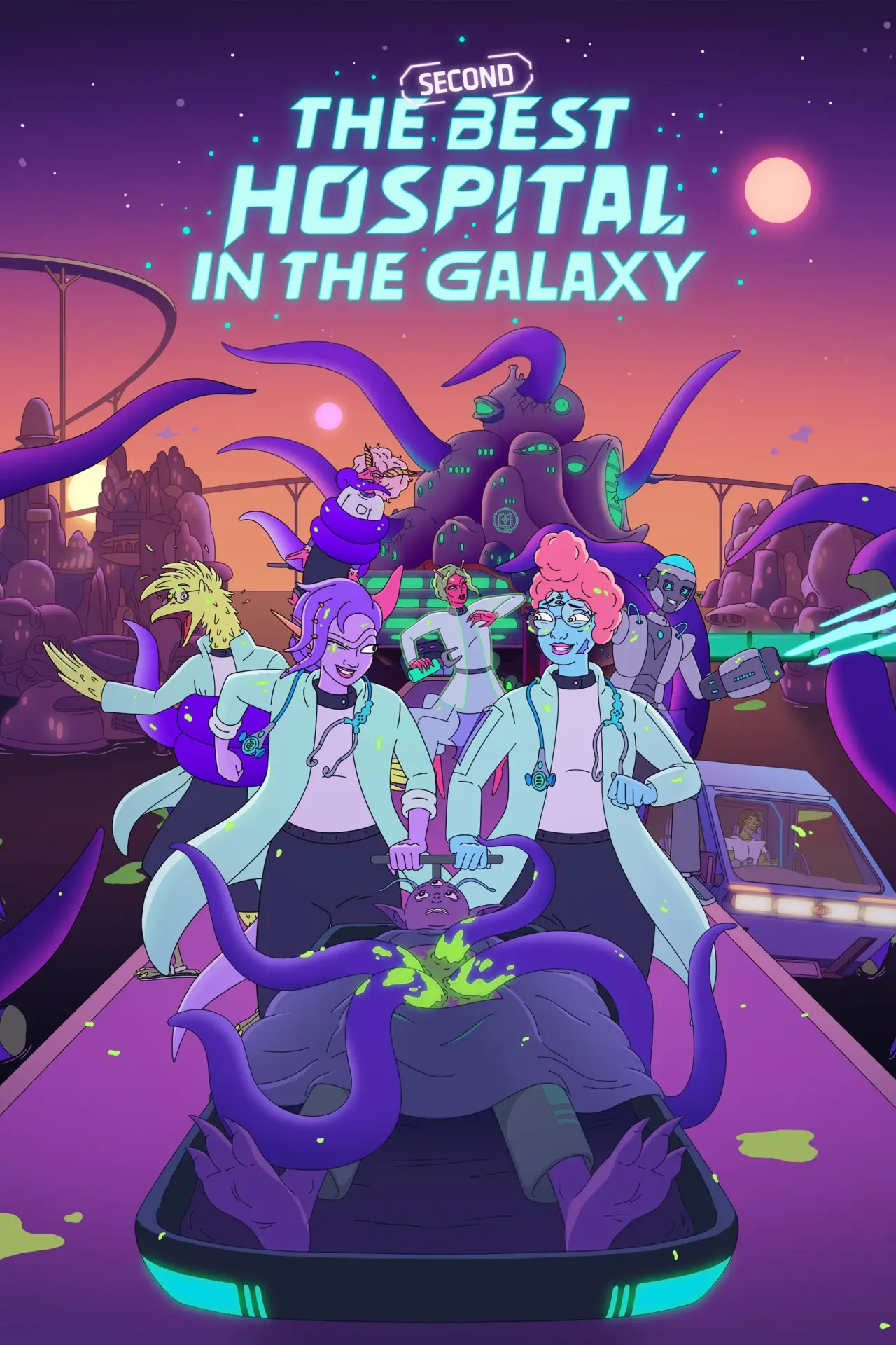 Series poster "The Second Best Hospital in the Galaxy"