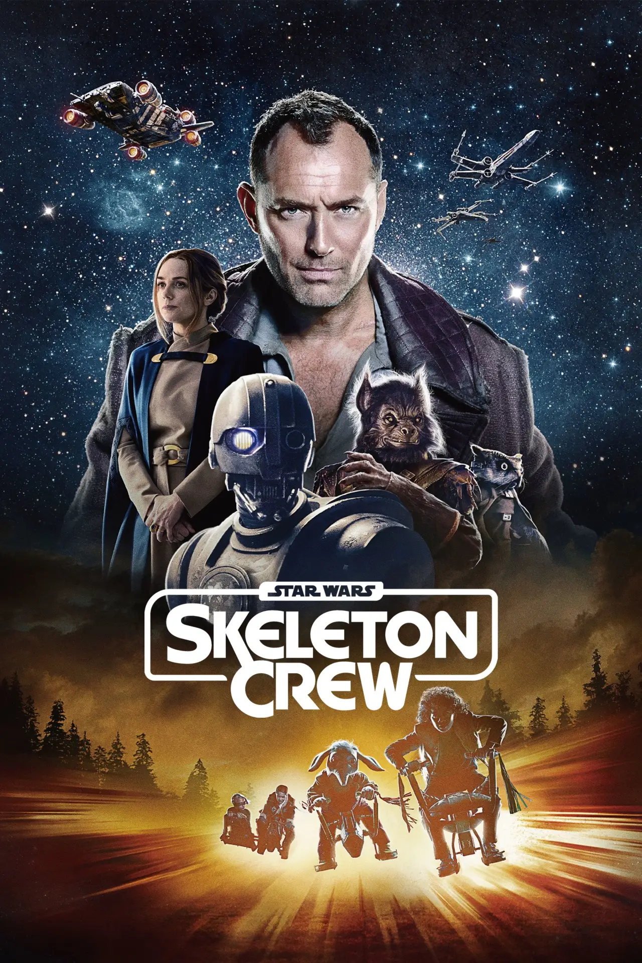 Series poster "Star Wars: Skeleton Crew"