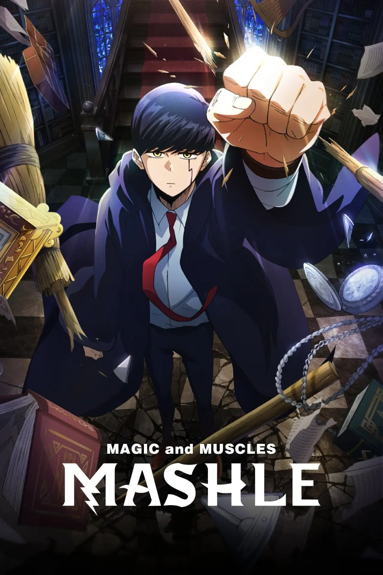Series poster "MASHLE: MAGIC AND MUSCLES"