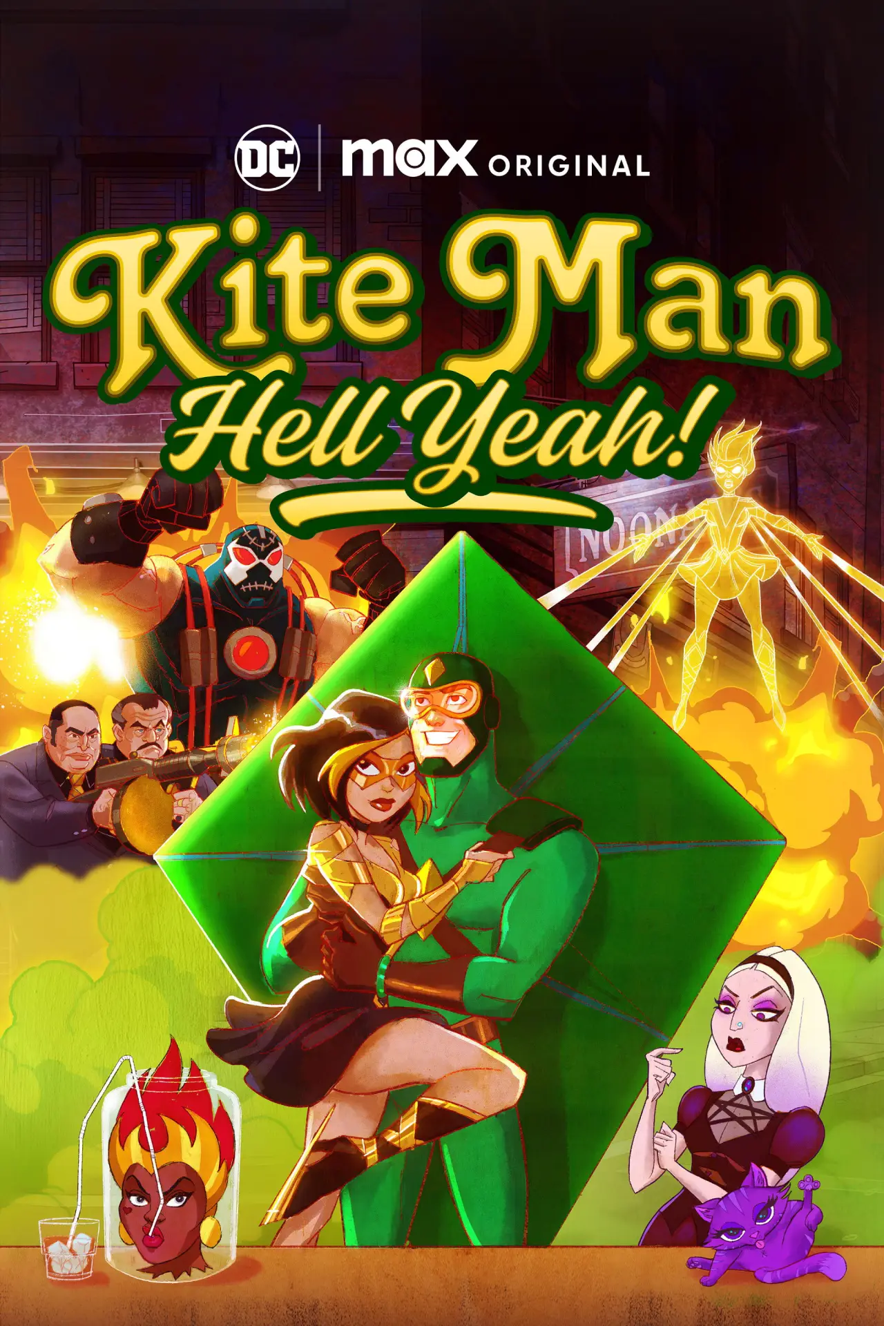 Series poster "Kite Man: Hell Yeah!"