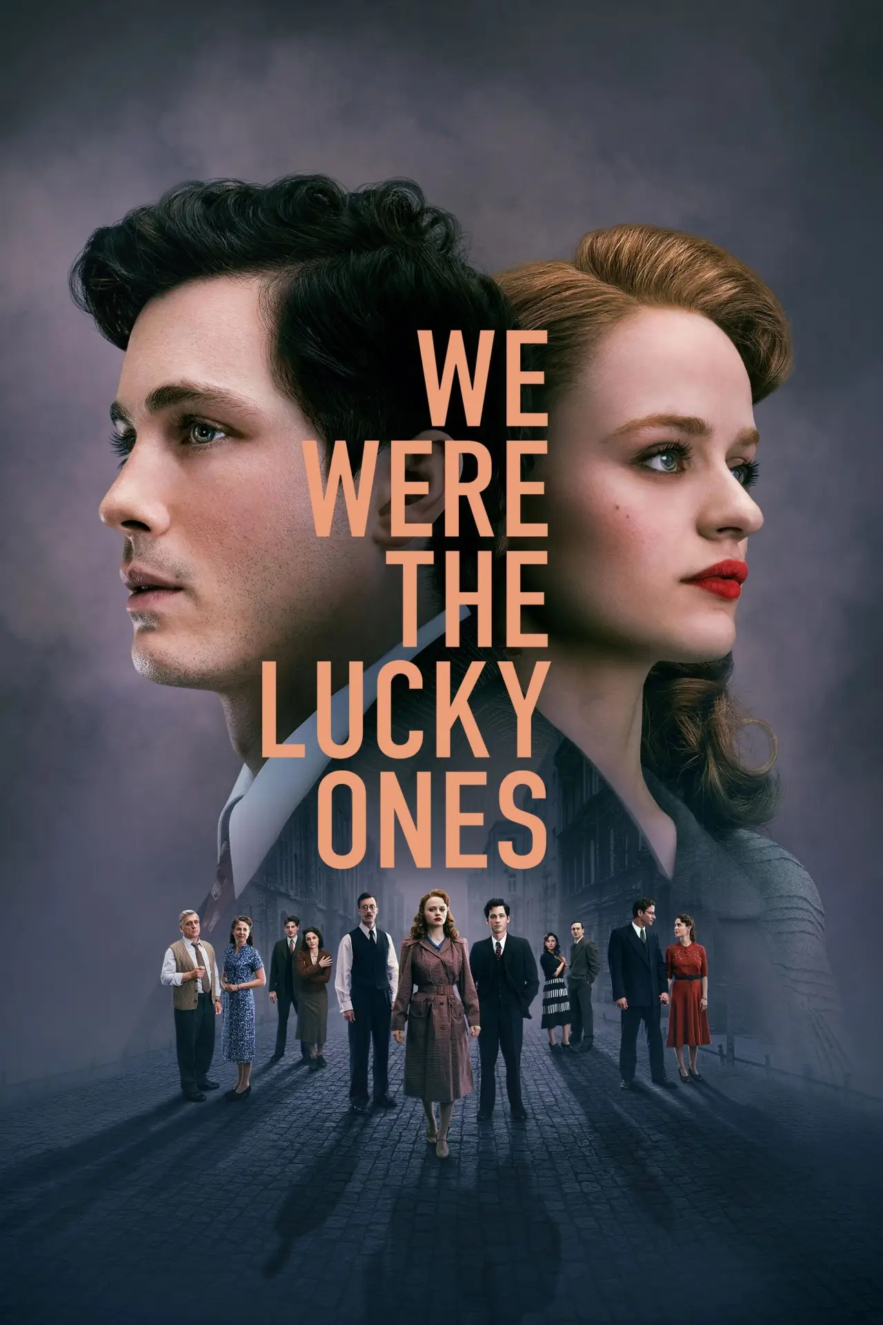 Series poster "We Were the Lucky Ones"