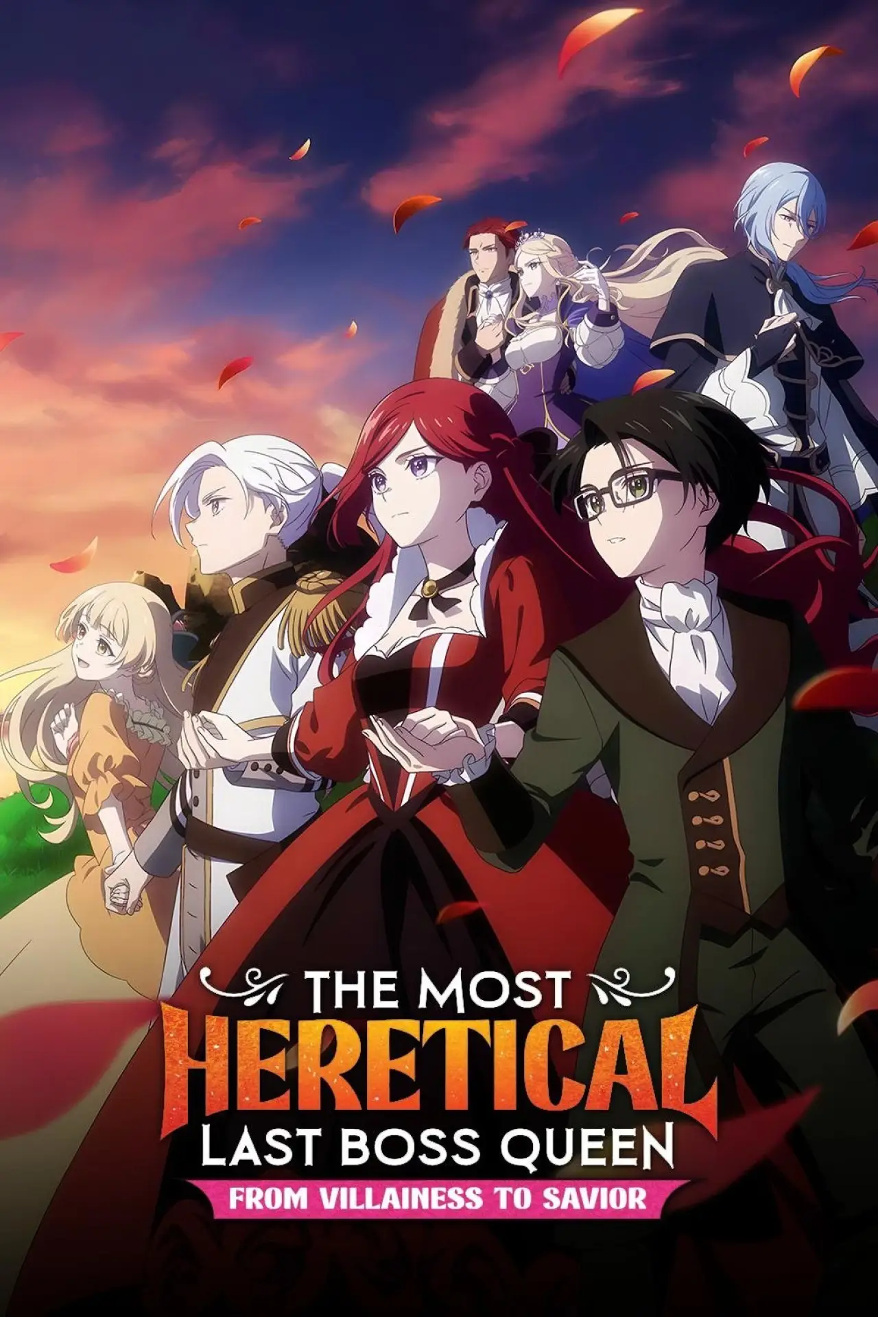 Series poster "The Most Heretical Last Boss Queen: From Villainess to Savior"