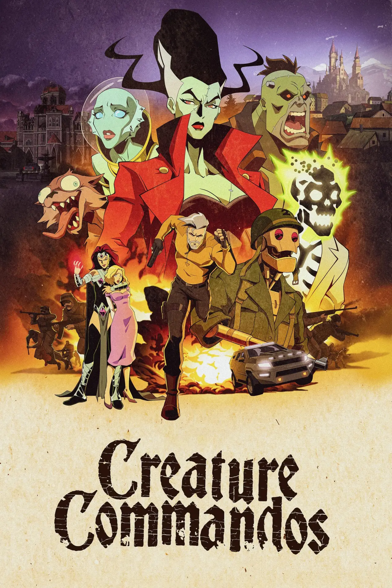 Series poster "Creature Commandos"