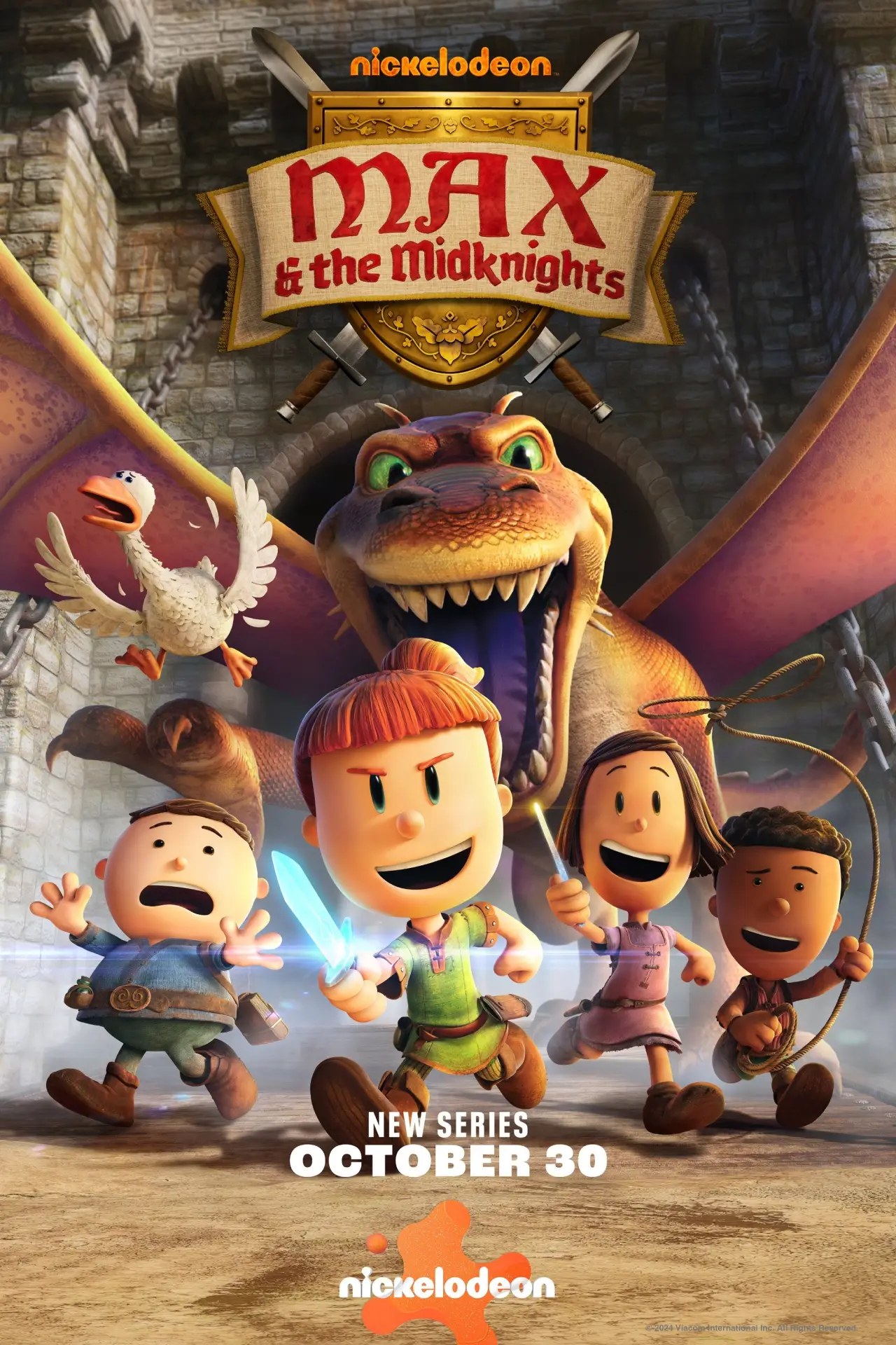 Series poster "Max & the Midknights"