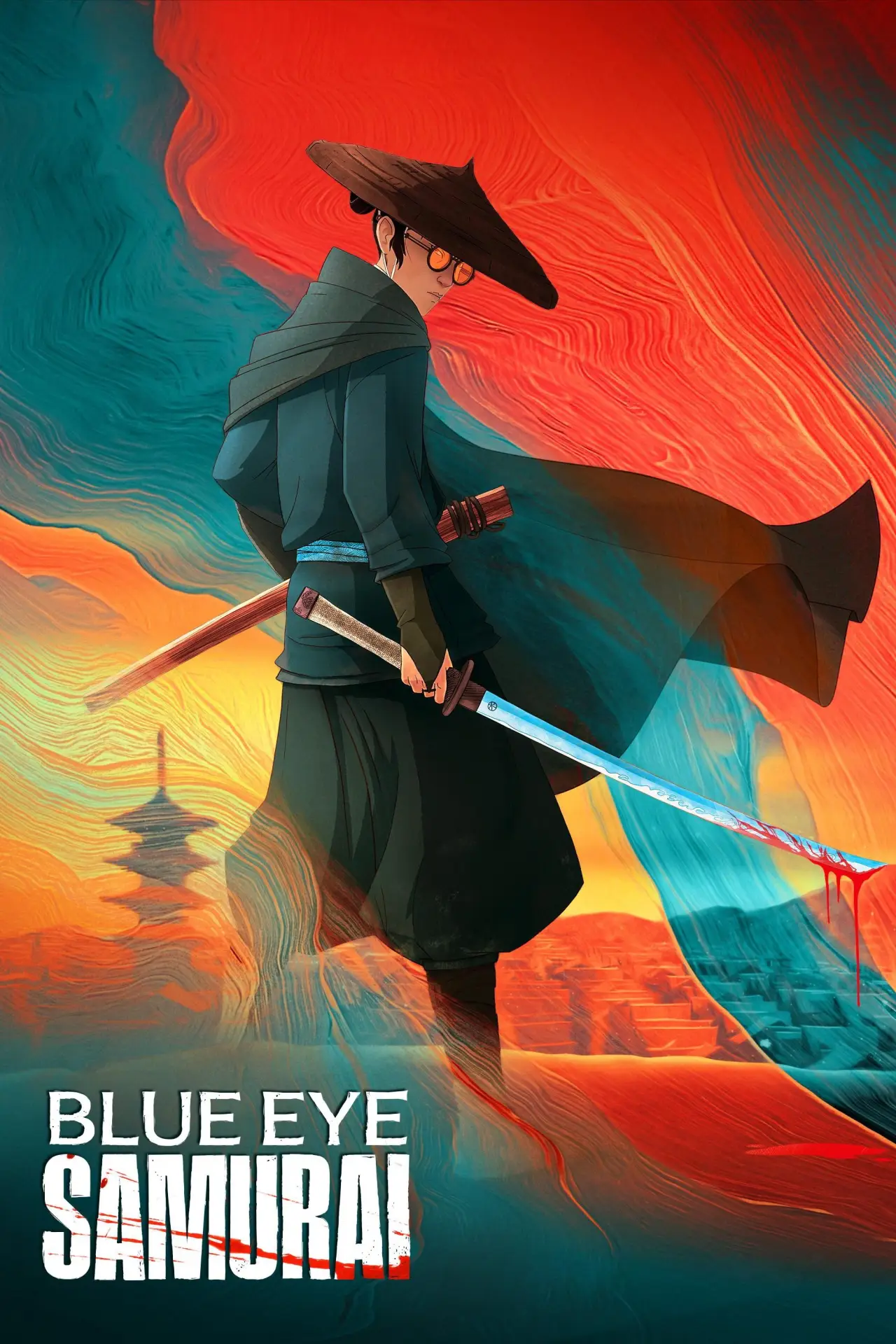 Series poster "BLUE EYE SAMURAI"