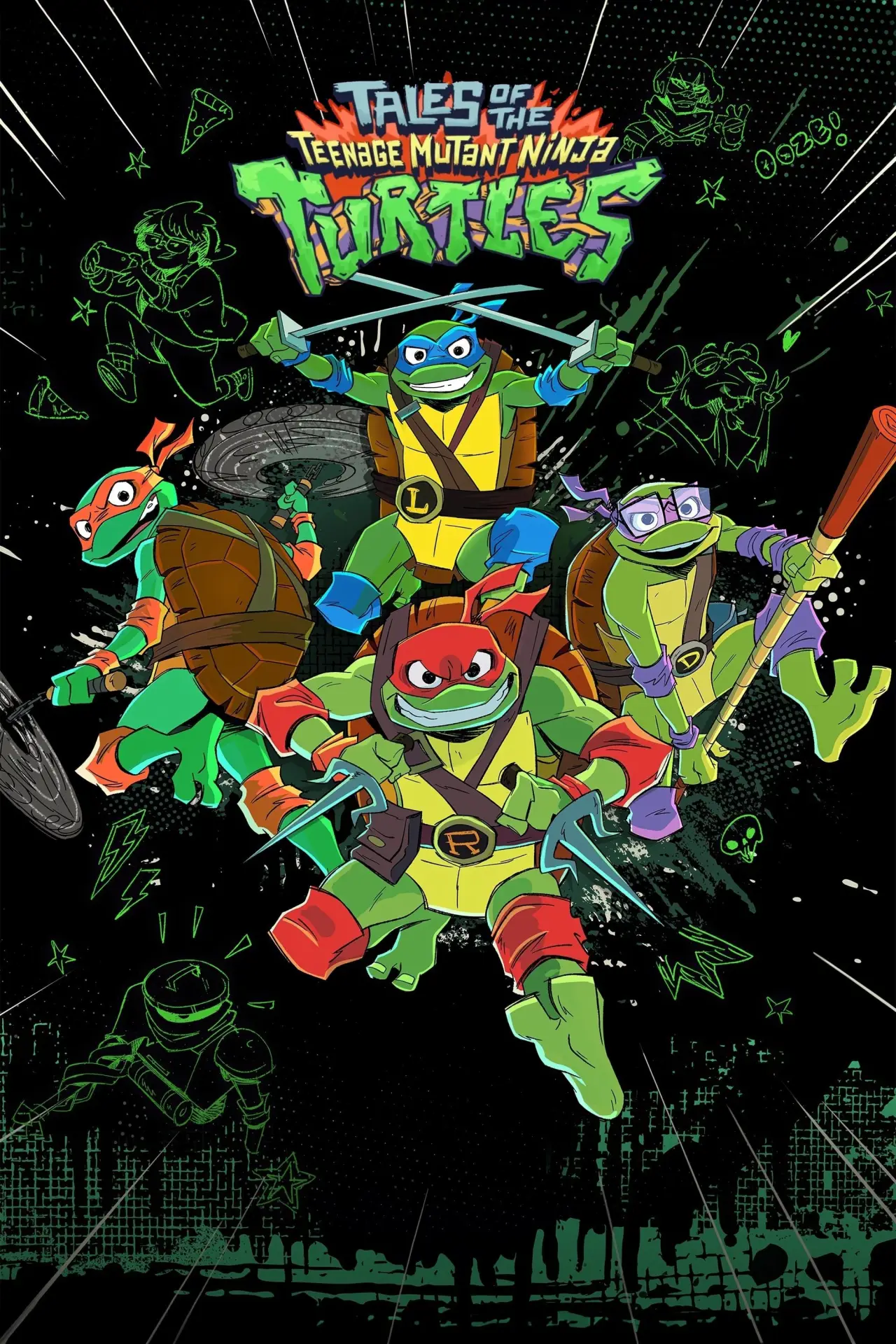 Series poster "Tales of the Teenage Mutant Ninja Turtles"