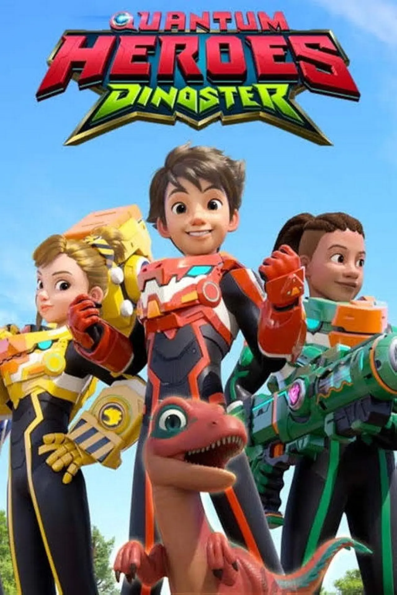 Series poster "Quantum Heroes Dinoster"