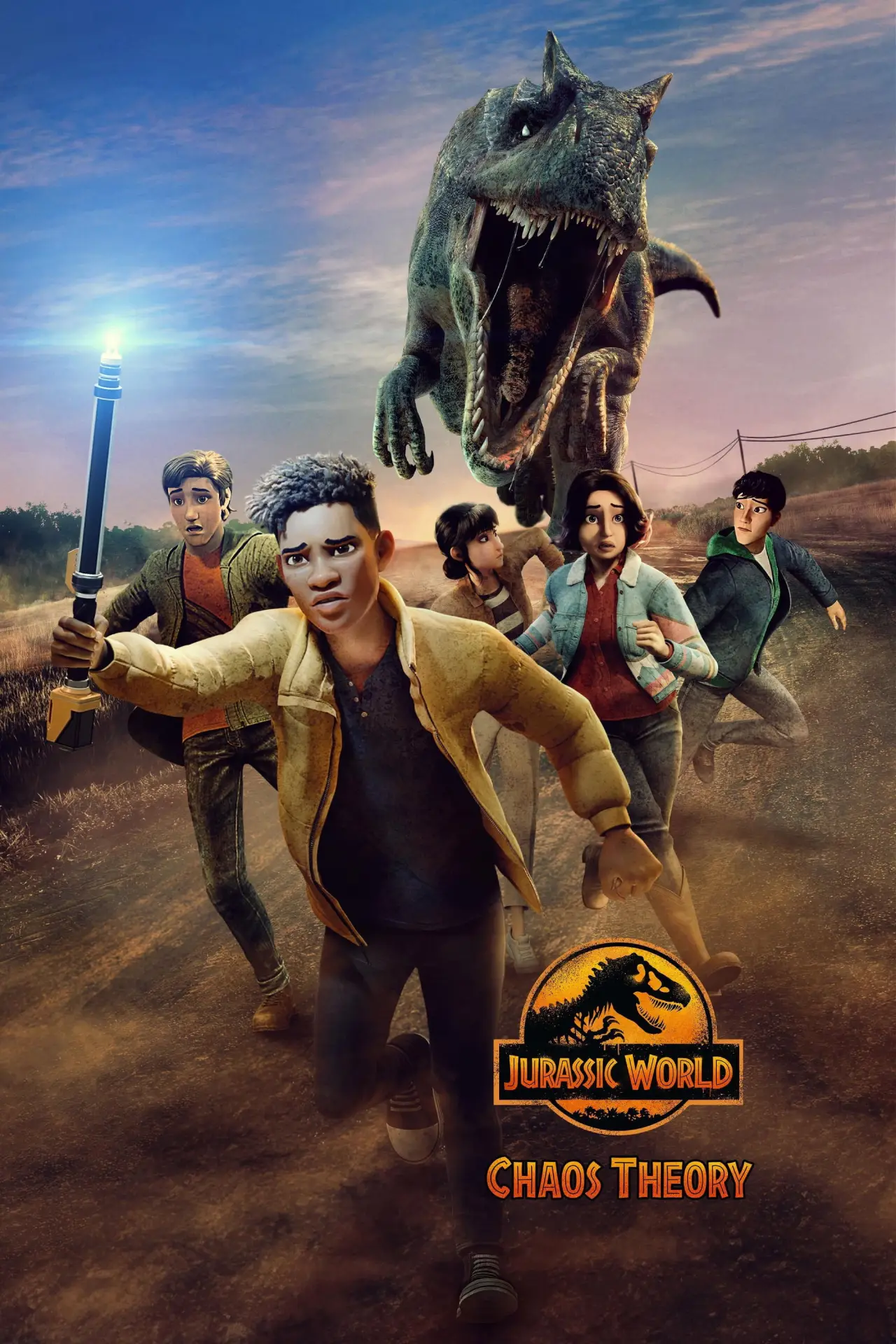 Series poster "Jurassic World: Chaos Theory"