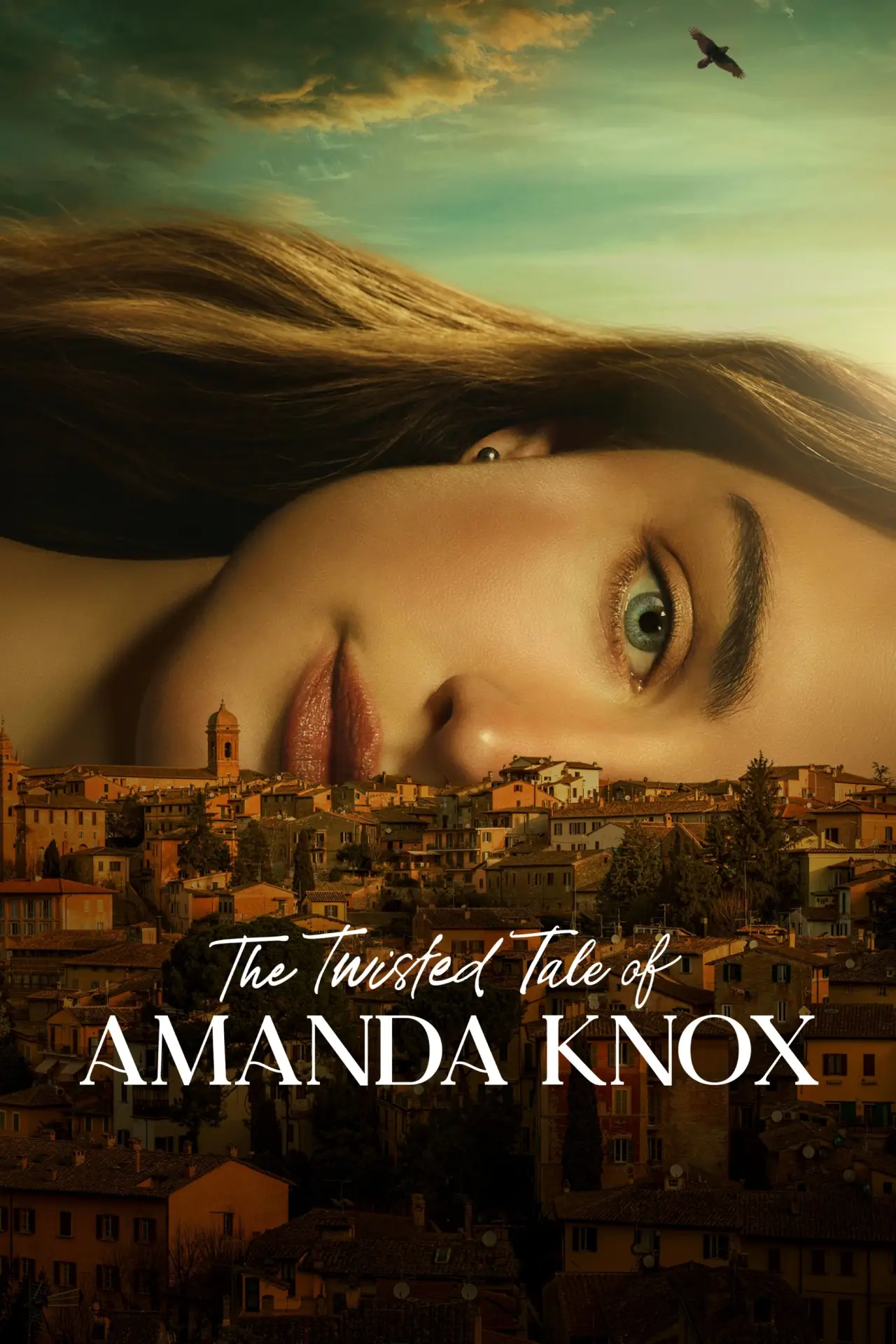 Series poster "The Twisted Tale of Amanda Knox"