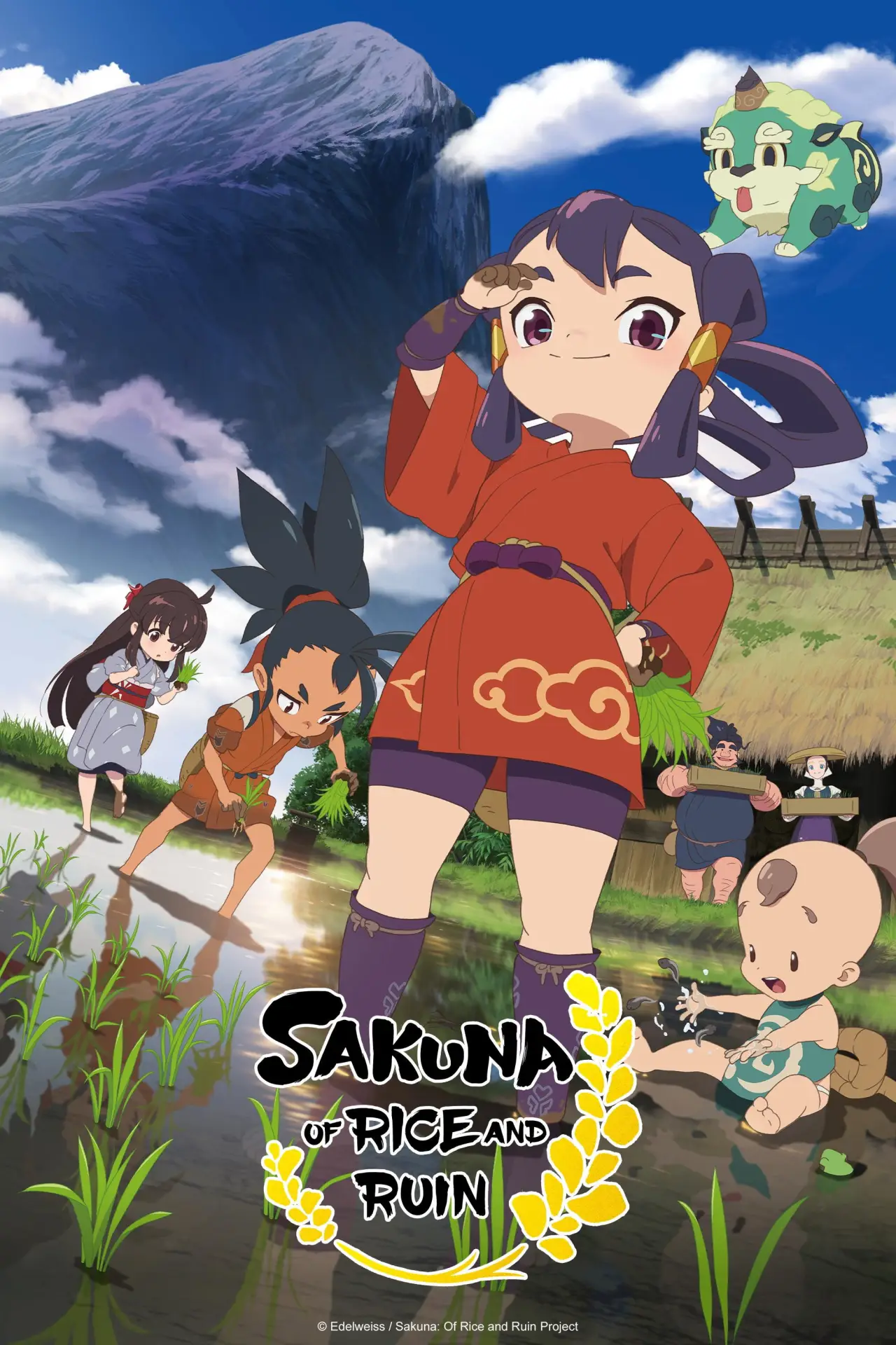 Series poster "Sakuna: Of Rice and Ruin"