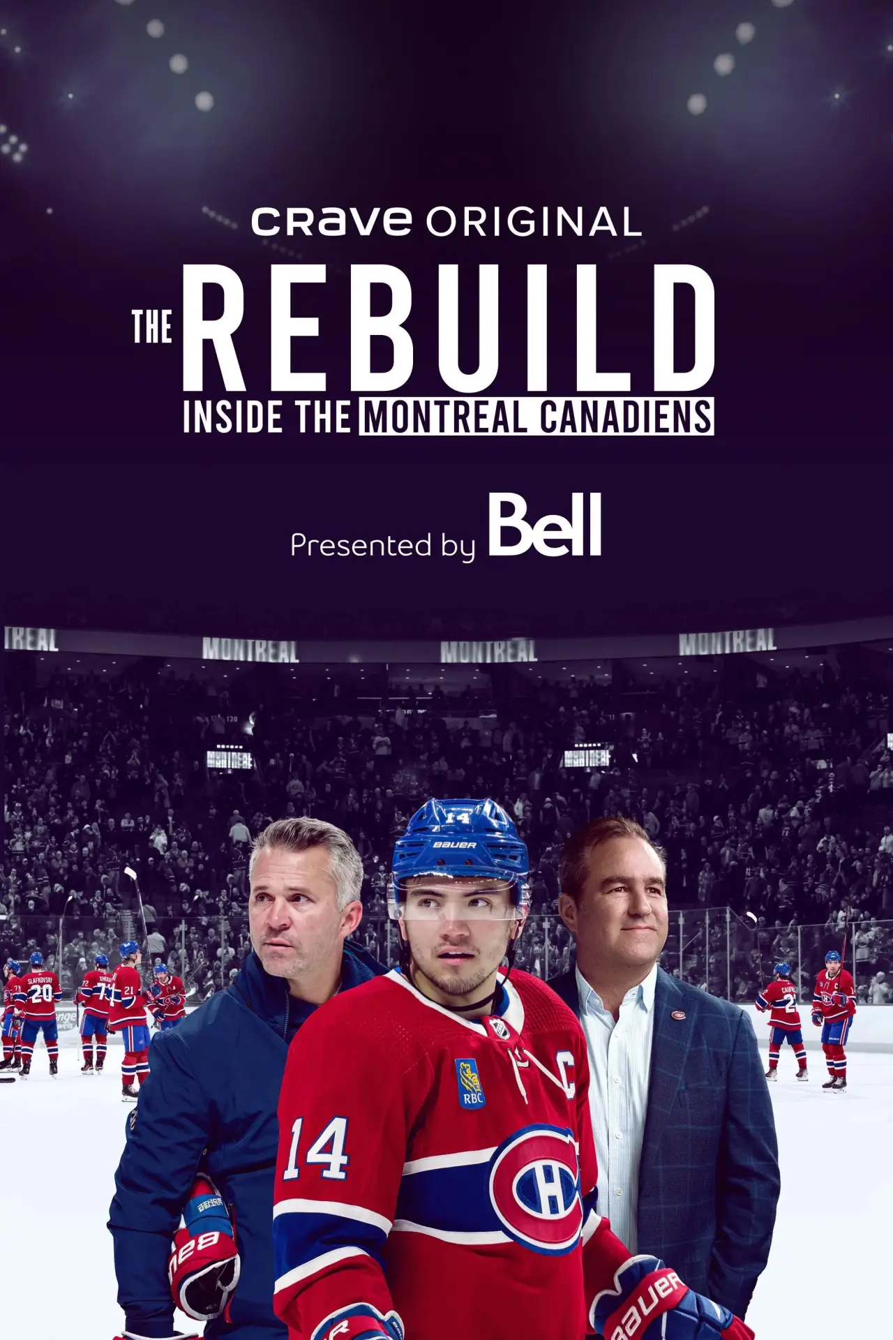 Series poster "The Rebuild: Inside the Montreal Canadiens"