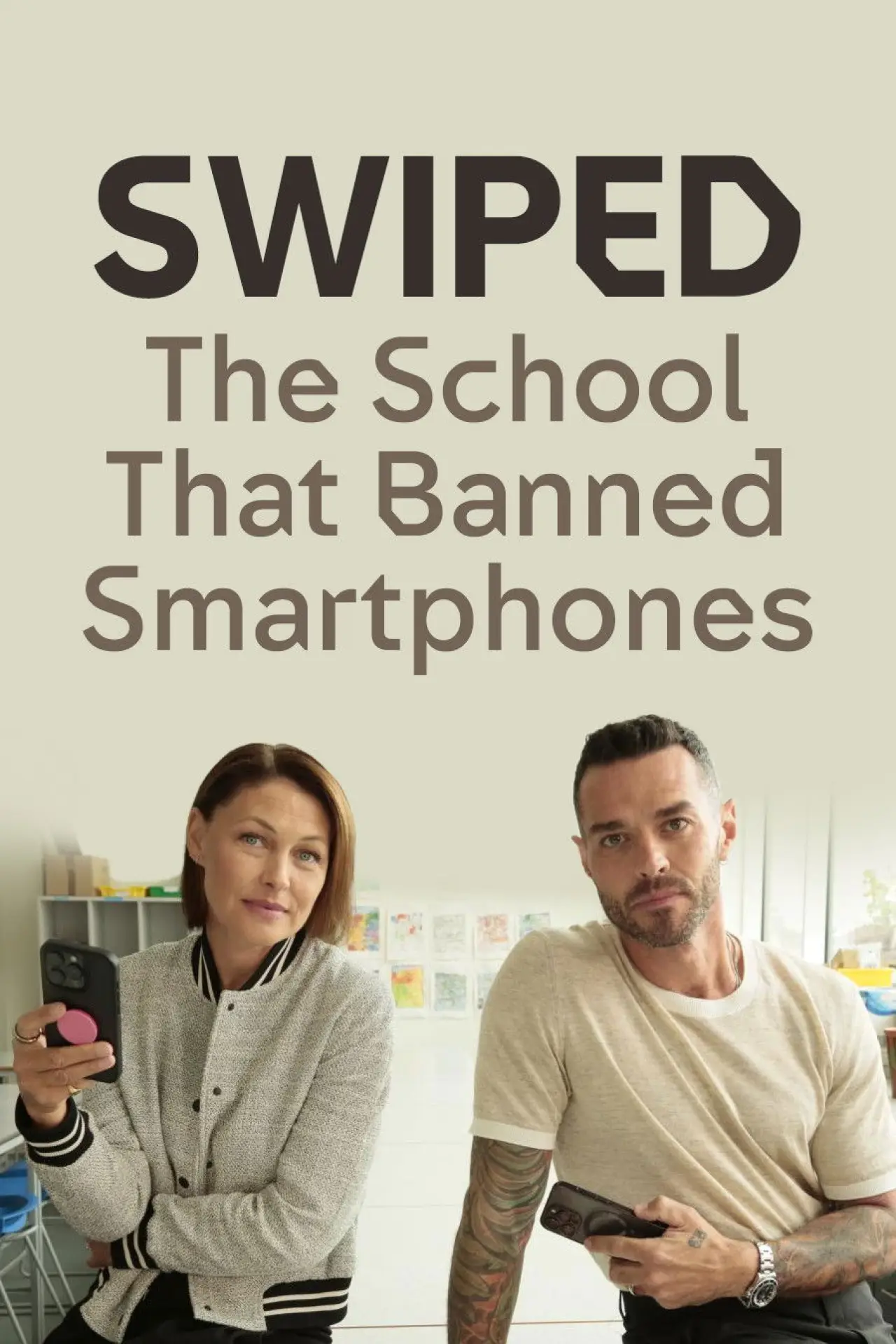 Series poster "Swiped: The School That Banned Smartphones"
