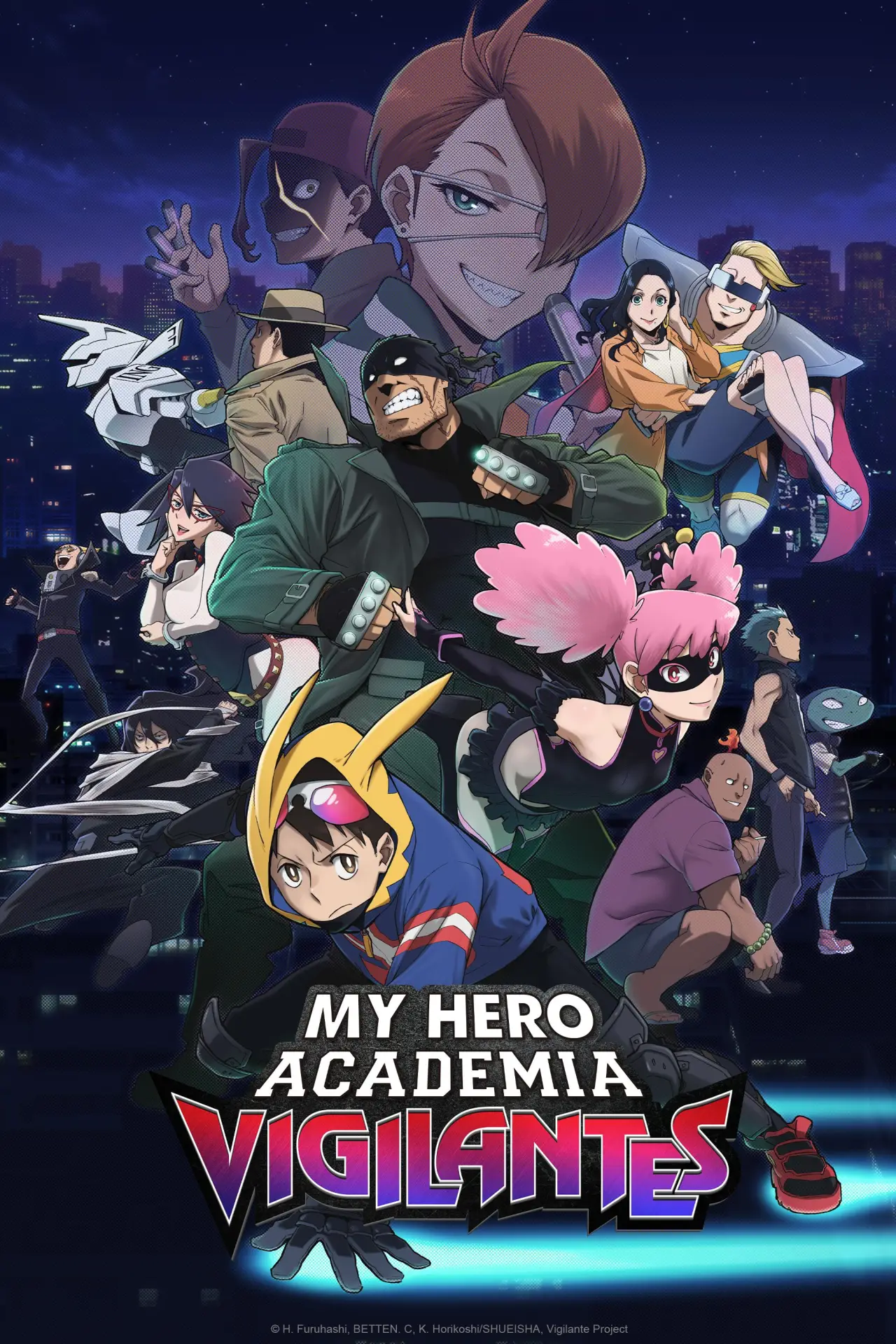 Series poster "My Hero Academia: Vigilantes"