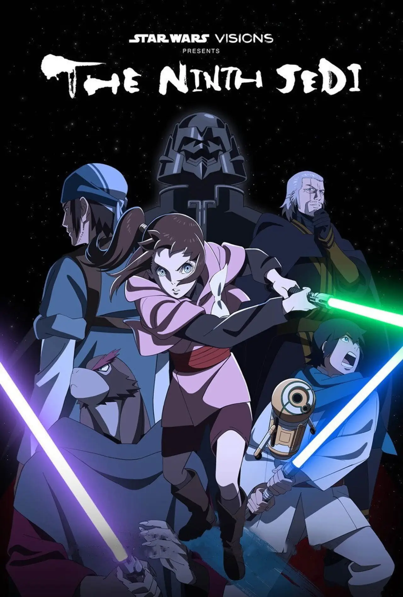 Series poster "Star Wars: Visions Presents - The Ninth Jedi"