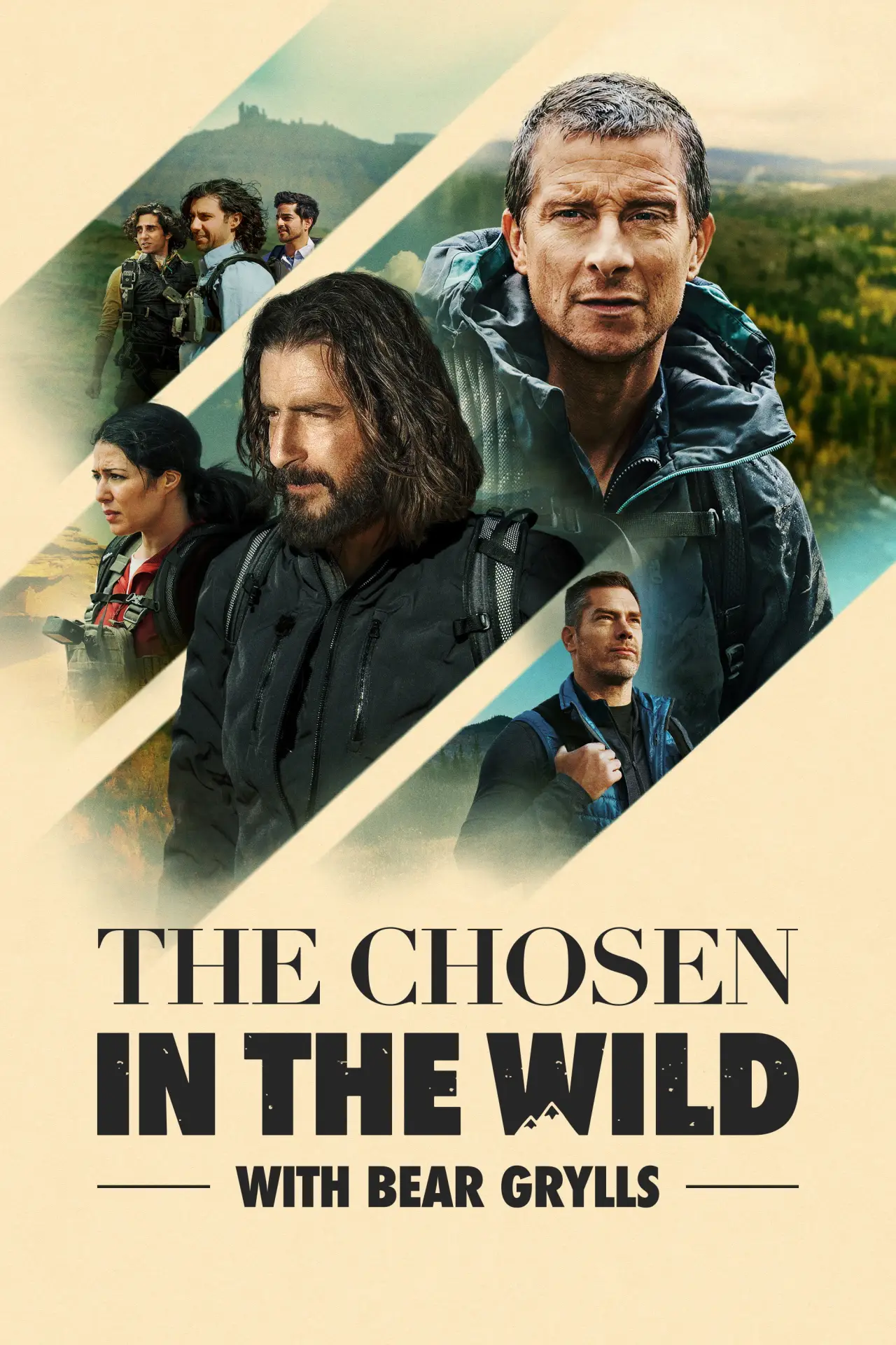 Series poster "The Chosen in the Wild with Bear Grylls"