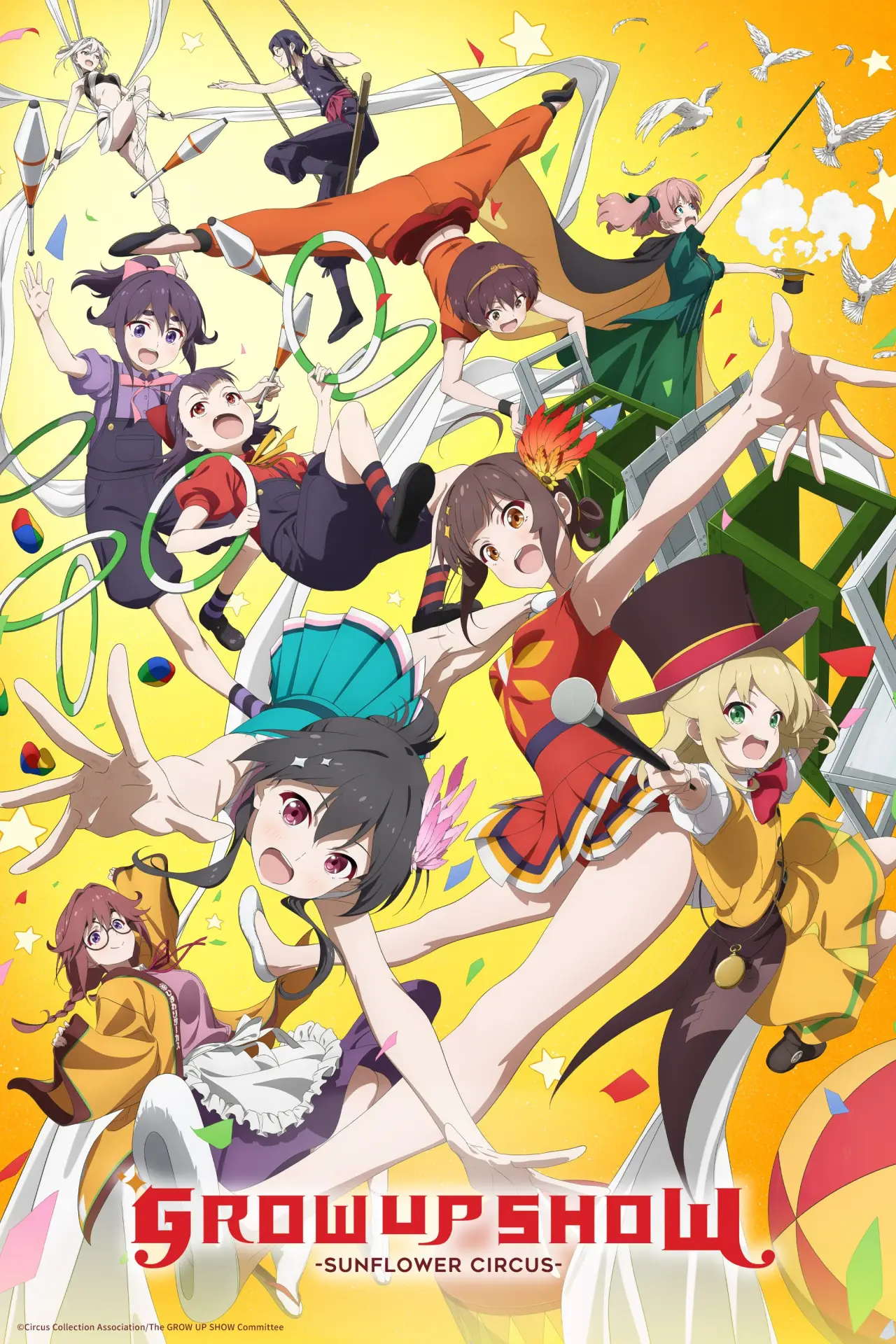Series poster "GROW UP SHOW -Sunflower Circus-"