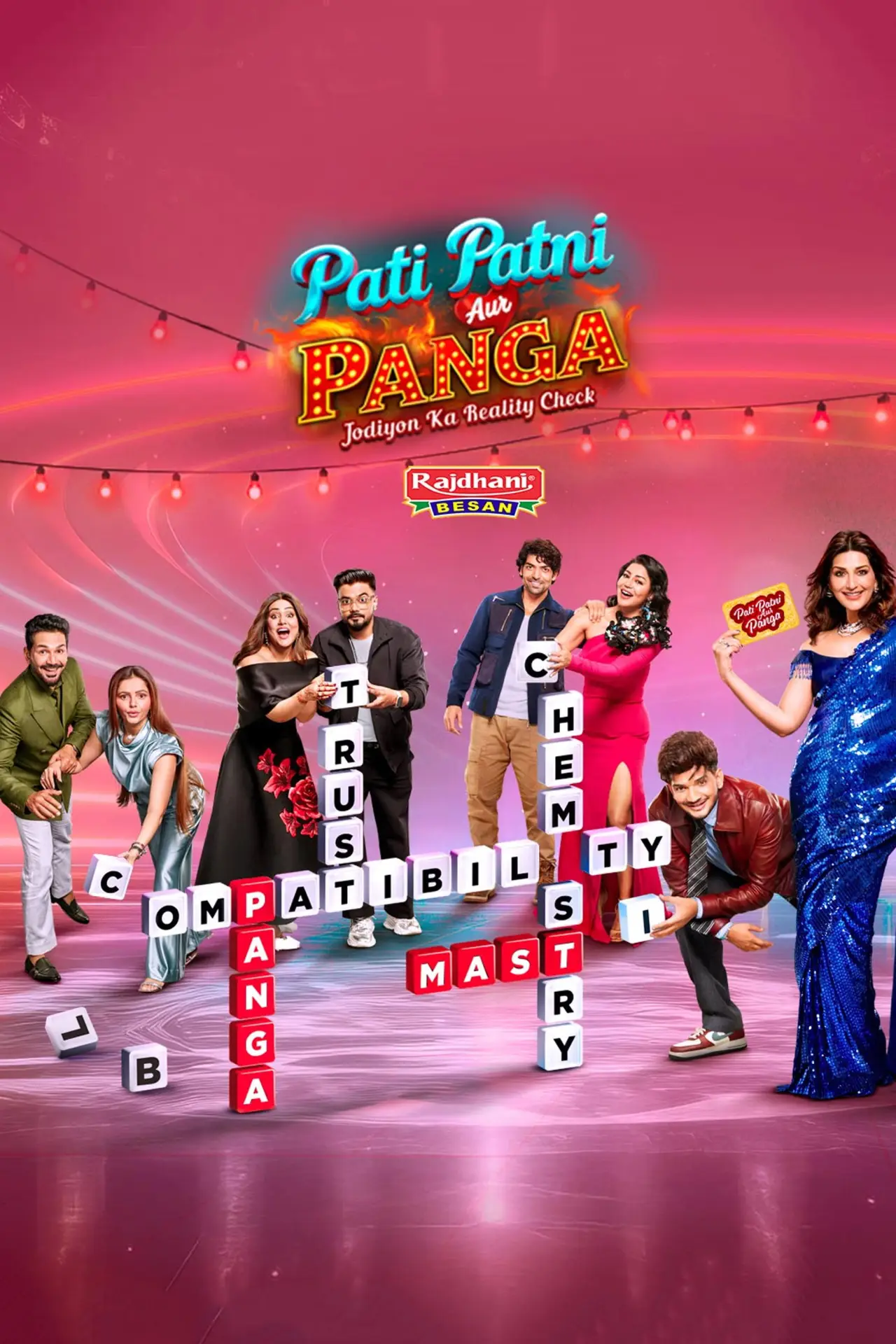 Series poster "Pati Patni Aur Panga – Jodiyon Ka Reality Check"