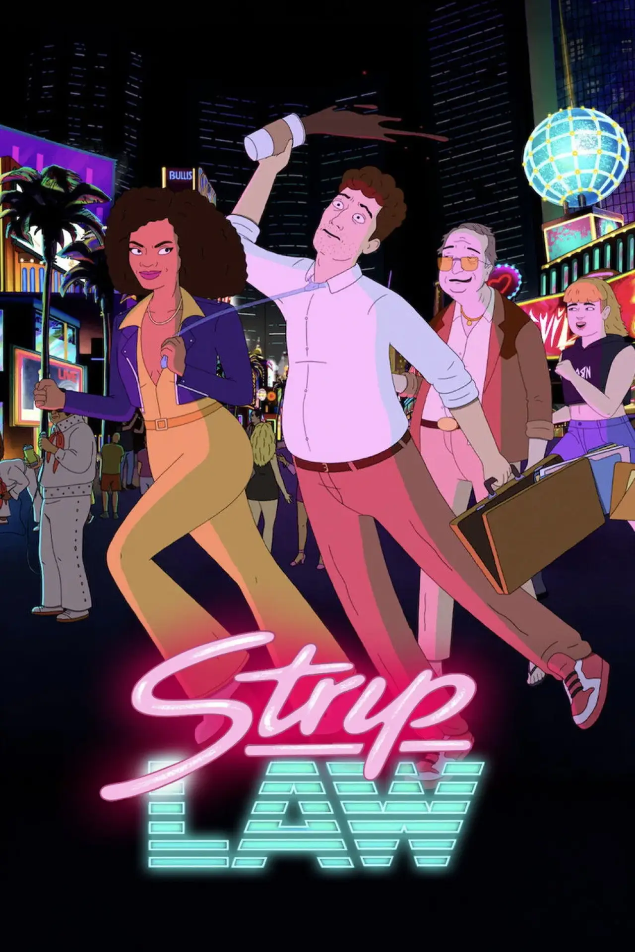 Series poster "Strip Law"