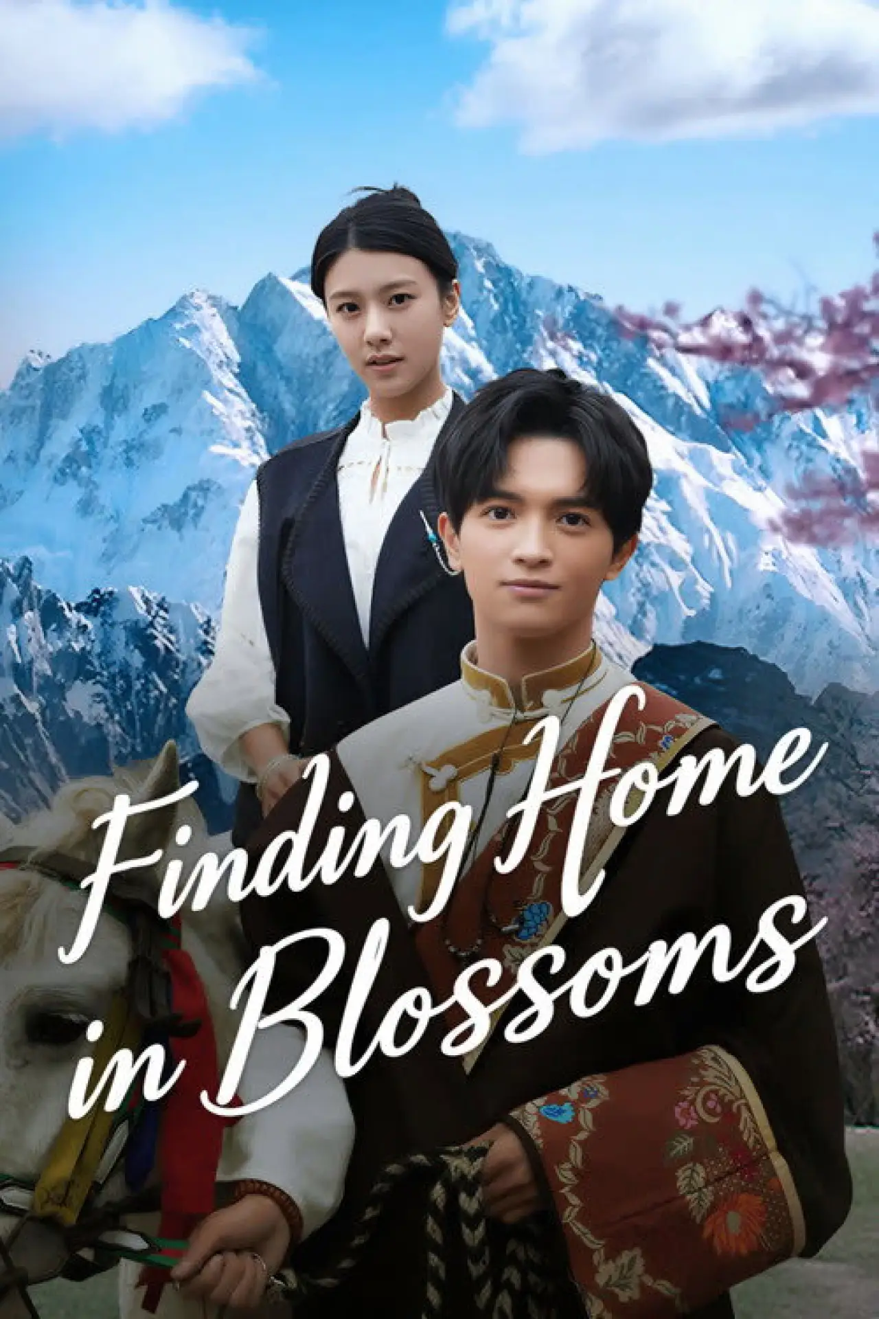 Series poster "Finding Home in Blossoms"